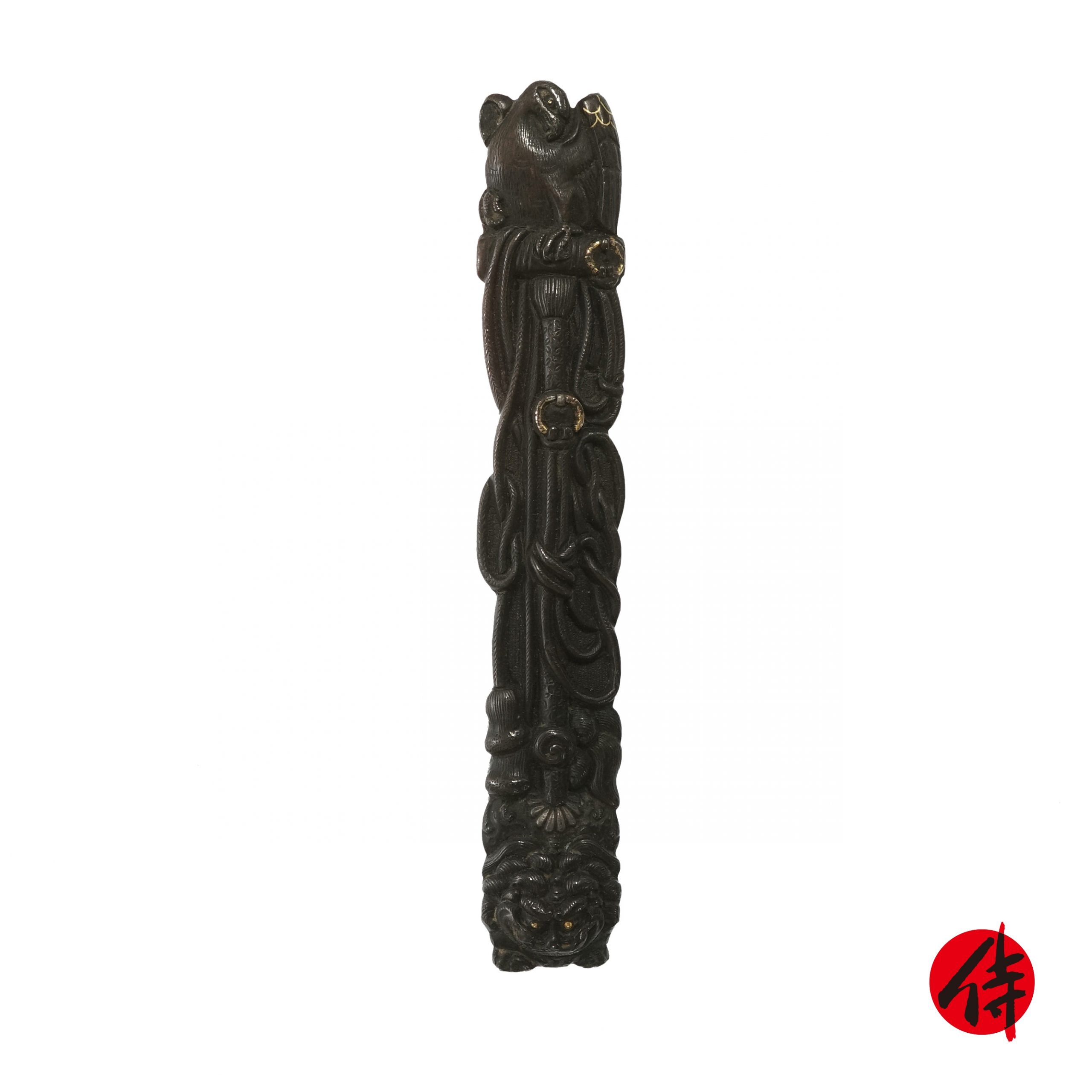 Edo period antique Kozuka for Samurai Sword (K-12)