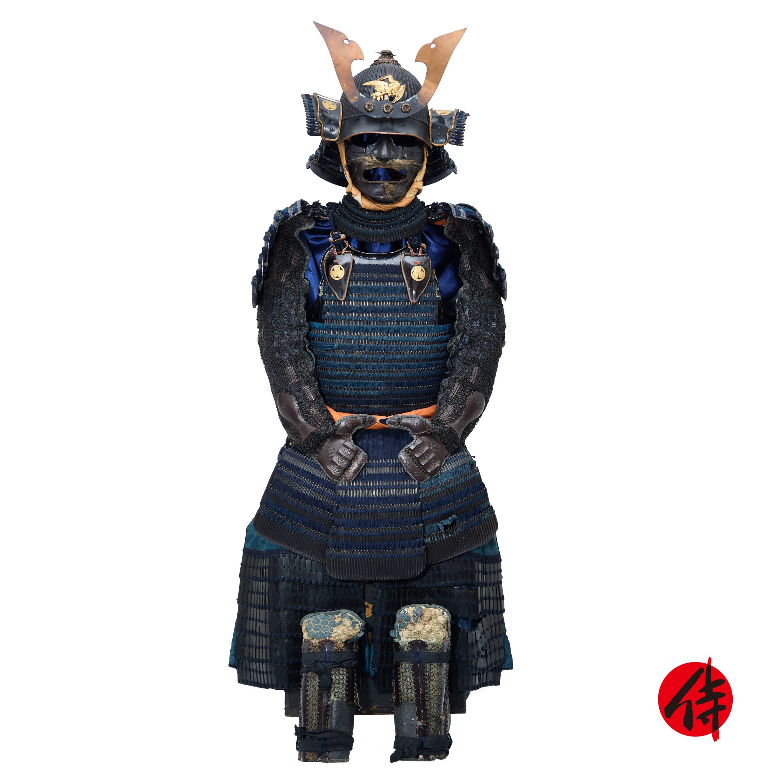 Antique Mid Edo Period Samurai Armor Tokubetsu Kicho Shiryo Certificate (A-52)