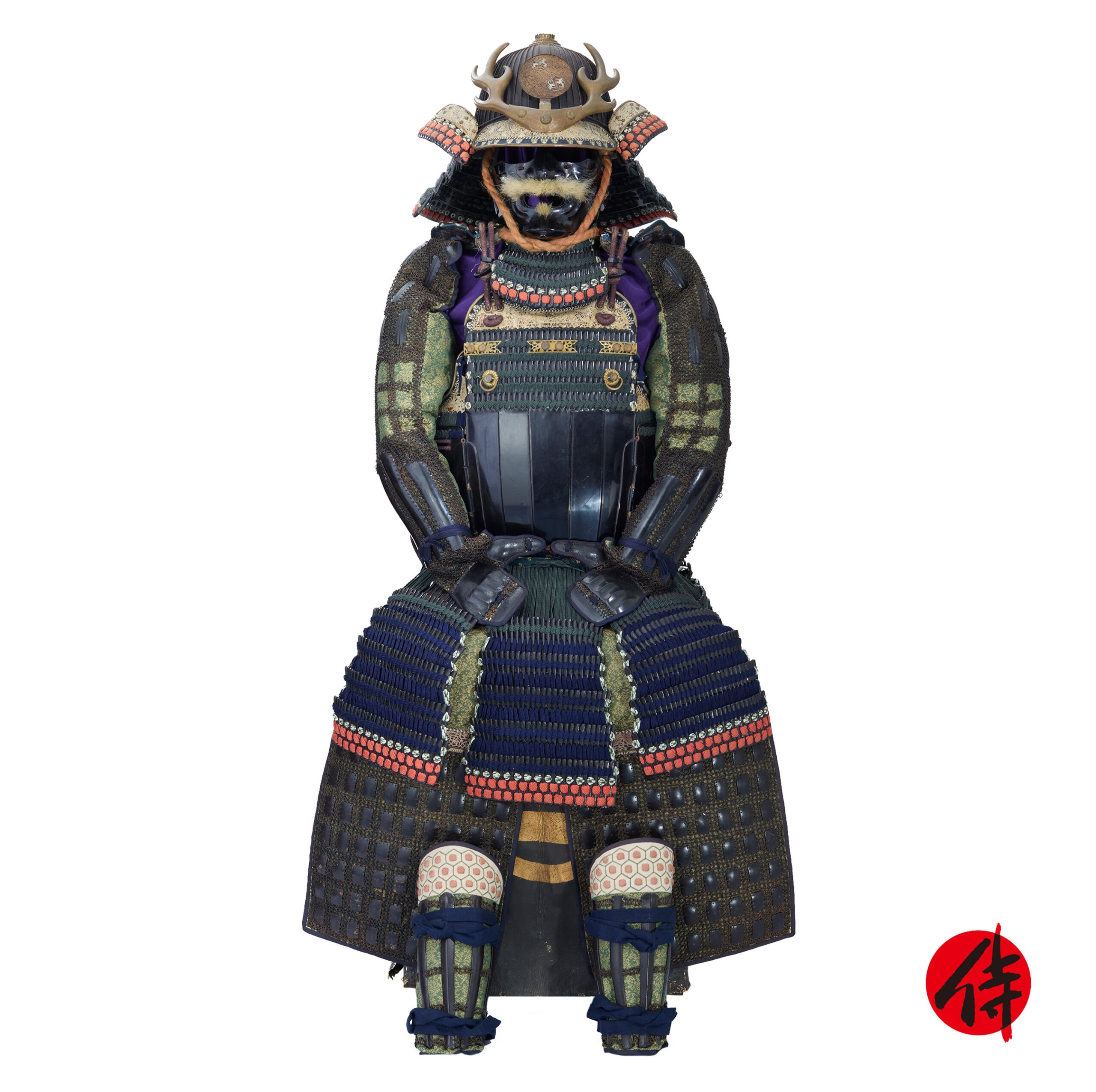 Antique Mid Edo Period Samurai Armor Tokubetsu Kicho Shiryo Certificate (A-43)