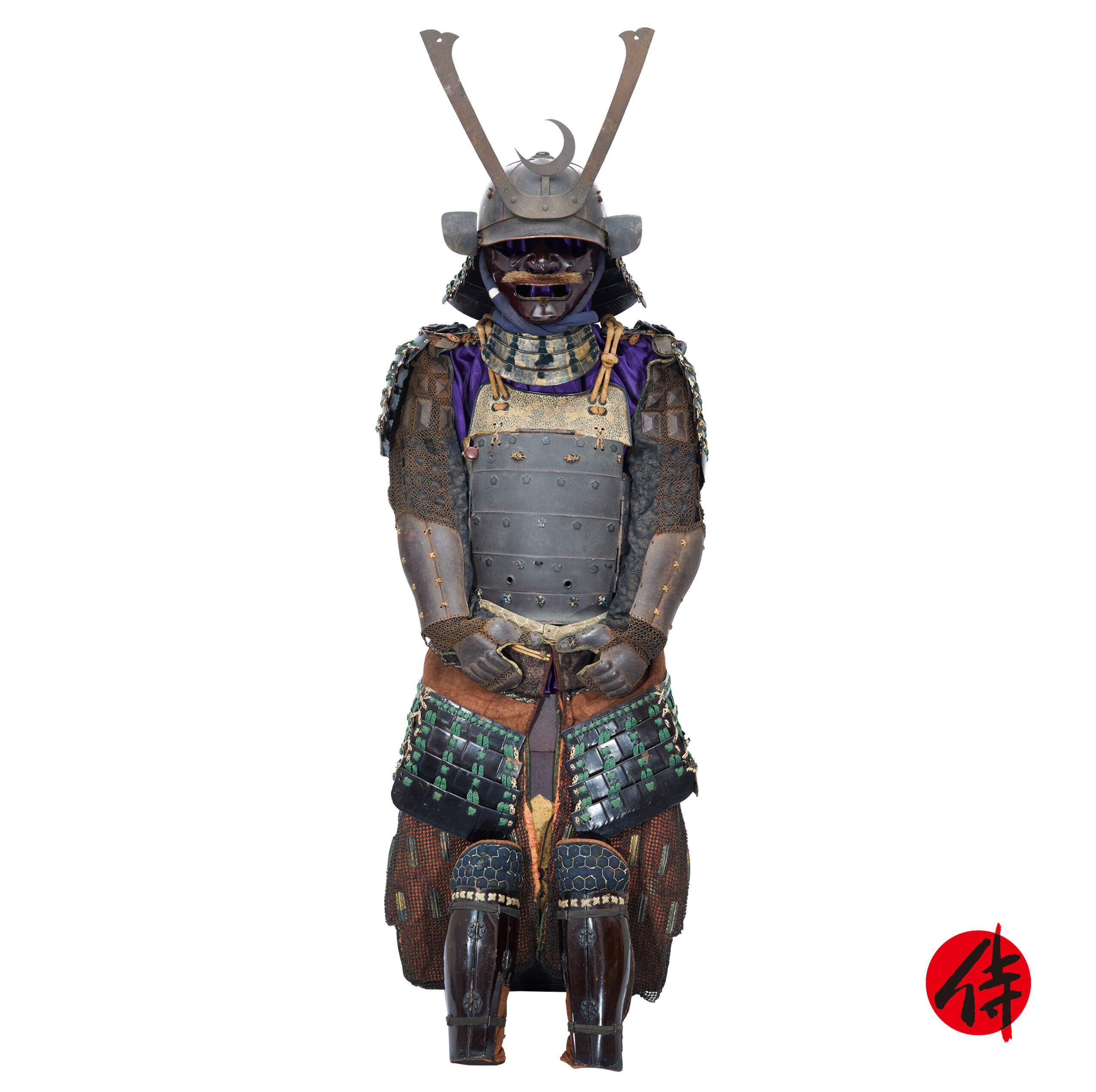 Antique Mid Edo Period Samurai Armor Tokubetsu Kicho Shiryo Certificate (A-51)