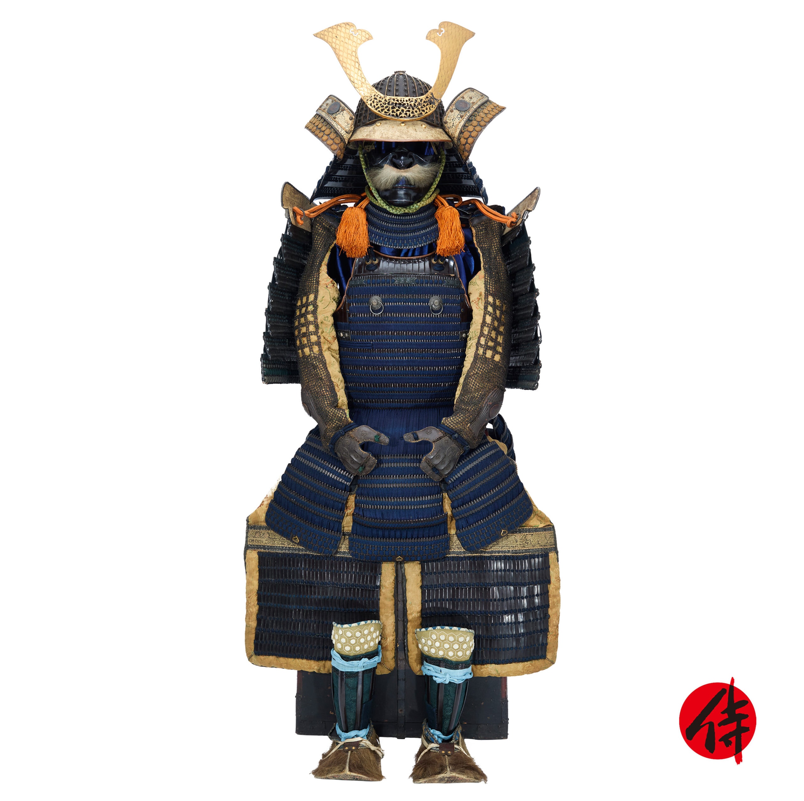 Antique Mid Edo Period Samurai Armor Tokubetsu Kicho Shiryo Certificate (A-55)