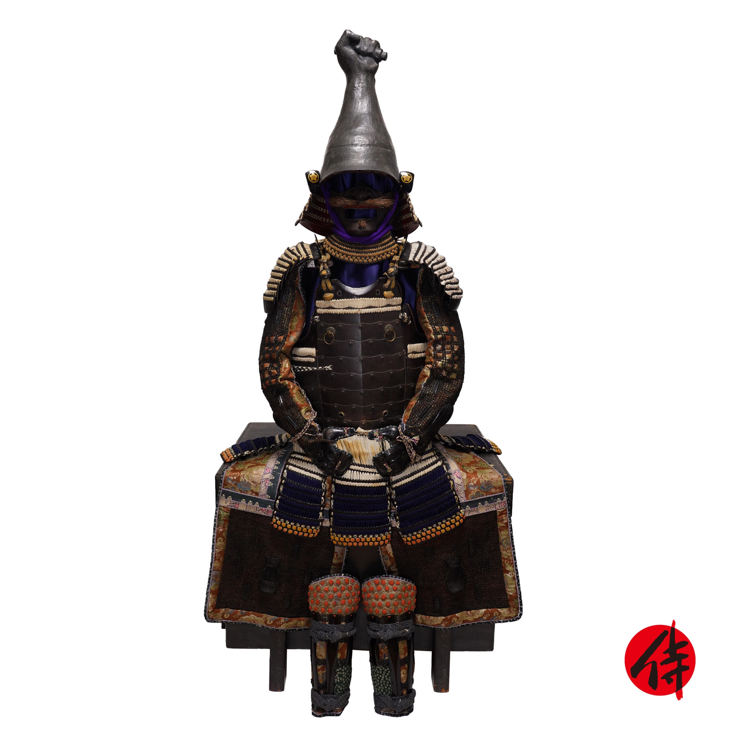 Antique Mid Edo Period Samurai Armor Tetsusabiji Rokumai DoTokubetsu Kicho Shiryo (A-24)