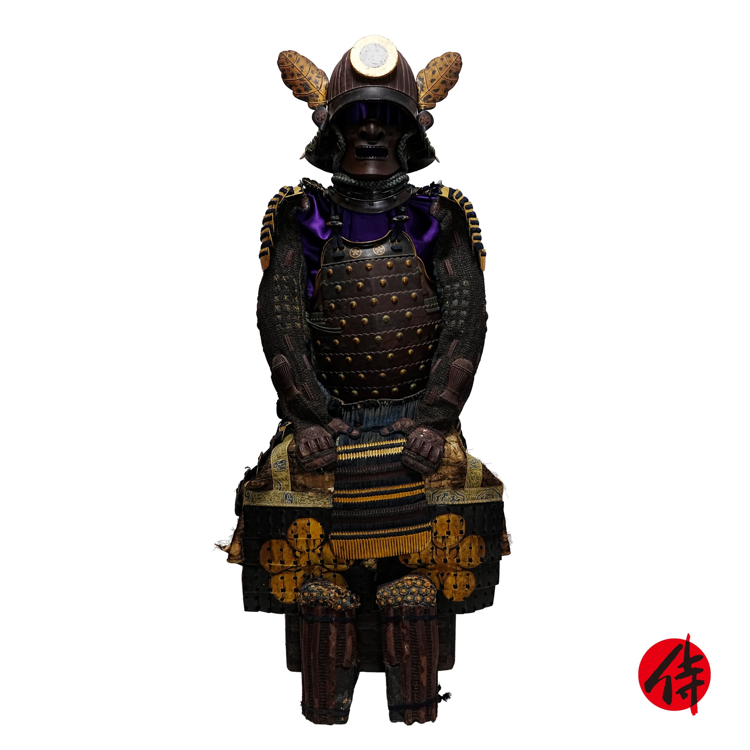 Antique Mid Edo Period Samurai Armor Tokubetsu Kicho Shiryo Certificate (A-33)