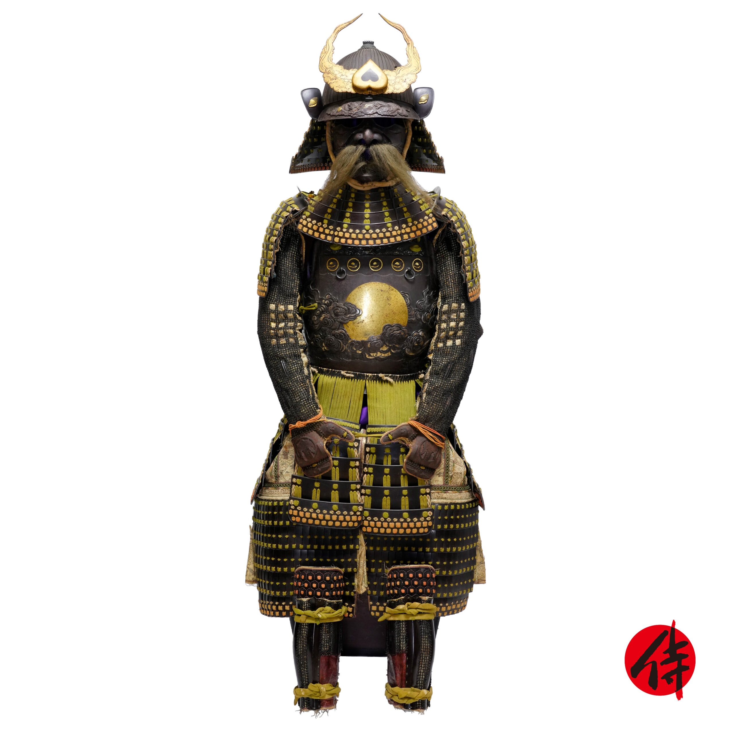 Antique Mid Edo Period Samurai Armor Tokubetsu Kicho Shiryo Certificate (A-31)