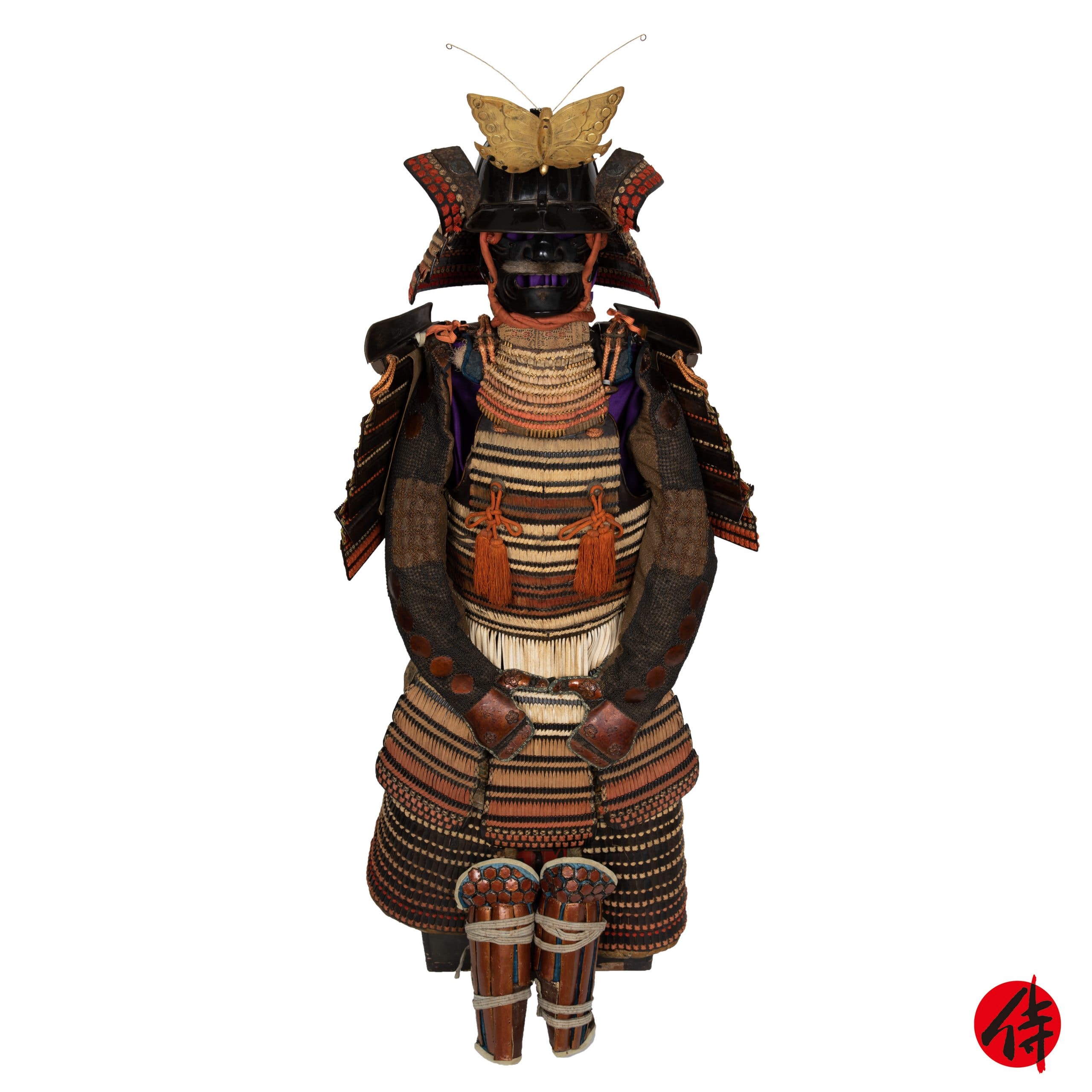 Antique Edo Period O-Sode Samurai Armor Tokubetsu Kicho Shiryo Certificate (A-16)