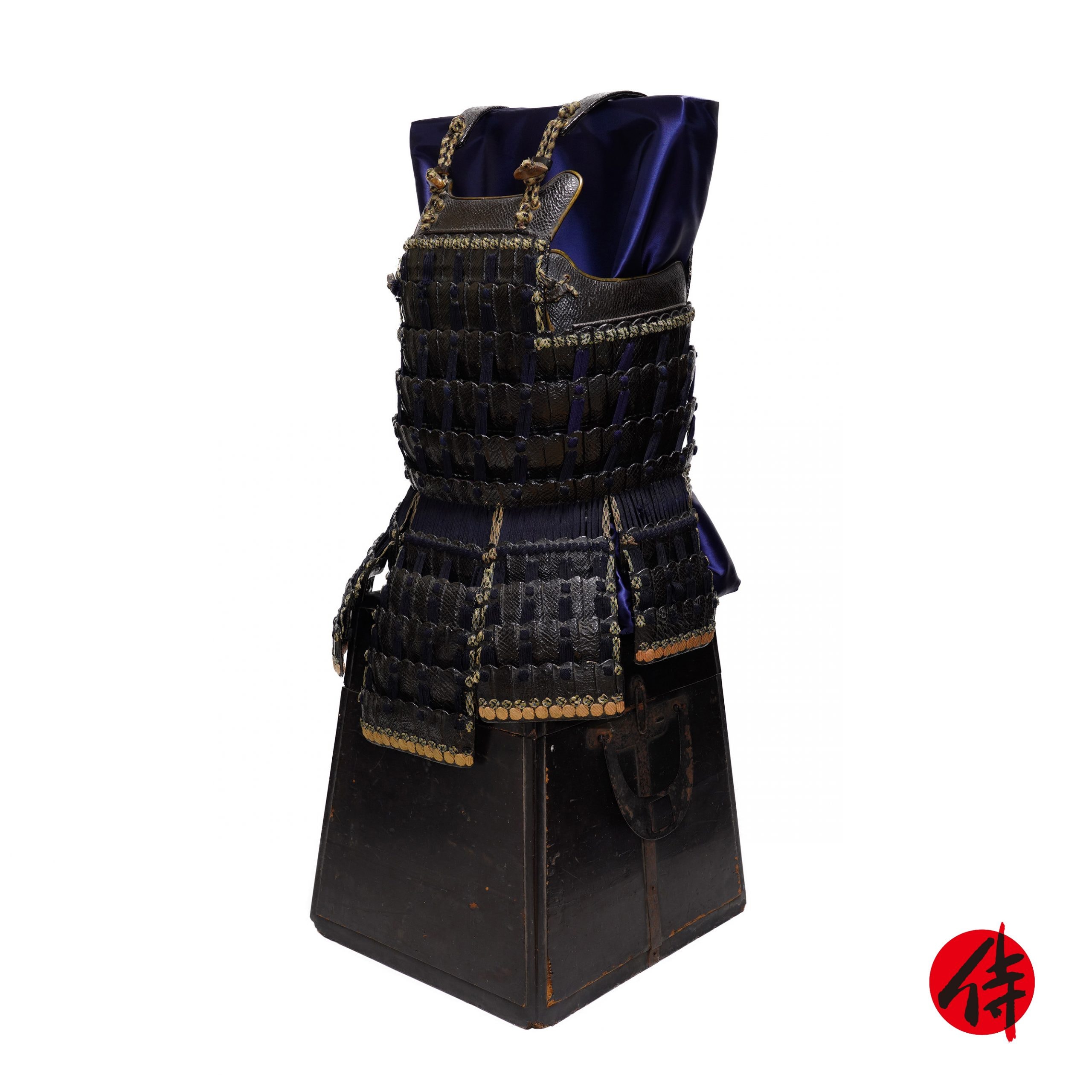 Antique Late Edo Period Hara-Ate for Samurai Armor Tokubetsu Kicho Shiryo (A-11)