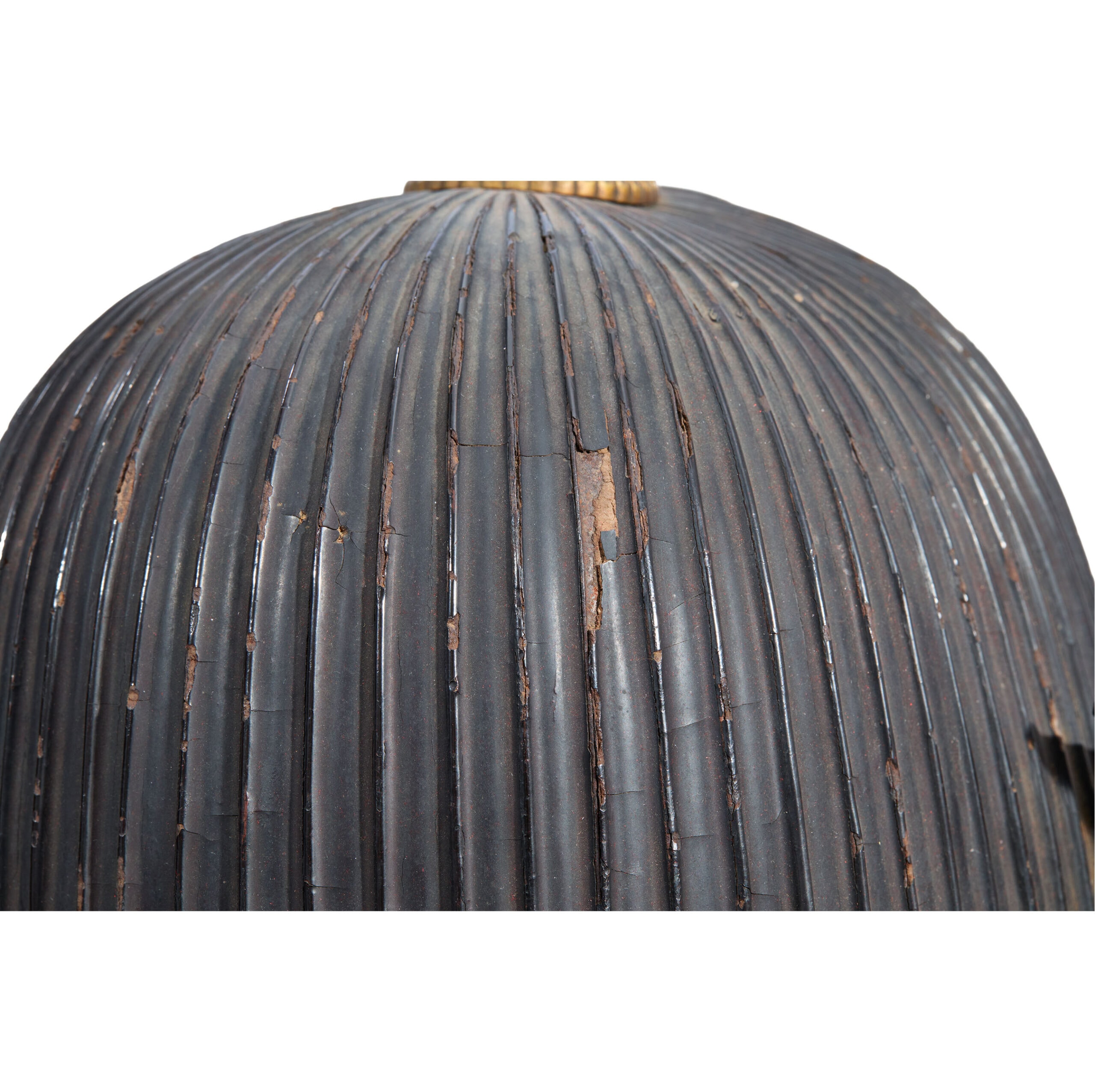 Kabuto - Antique Samurai Helmet Mid Edo Period Rokujuni Ken Suji Kabuto Tokubetsu Kicho Shiryo Certificate