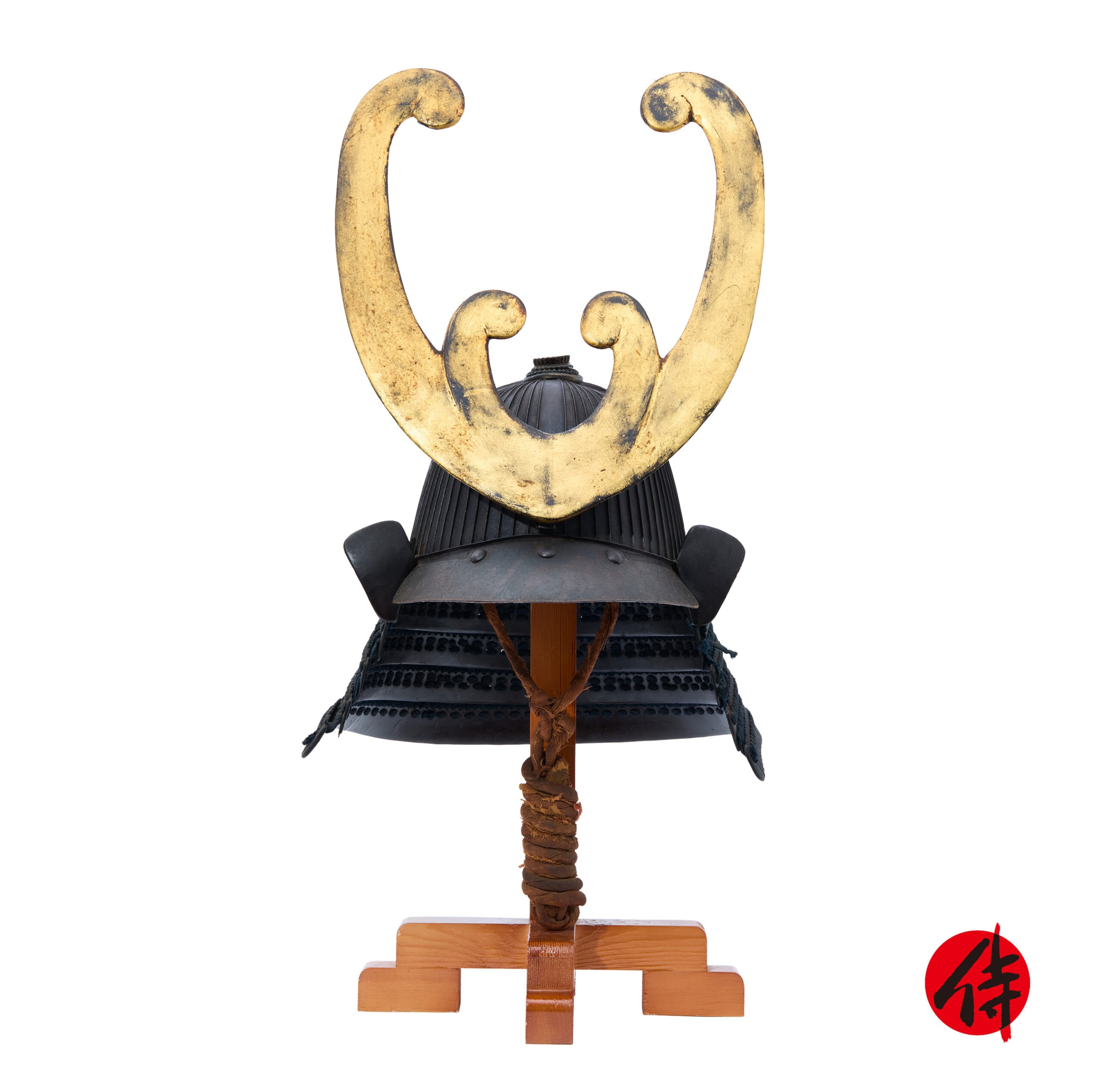 Antique Samurai Helmet Early Edo Period Rokujuni Ken Suji Kabuto with Tokubetsu Kicho Shiryo Certificate (KT-50)