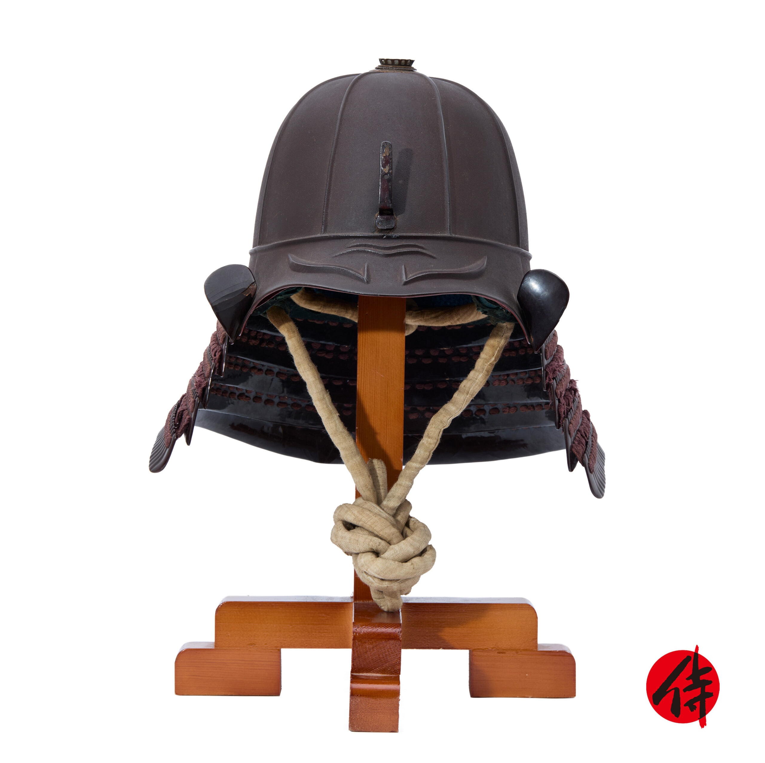 Antique Samurai Helmet Early Edo Period Hachi Ken Suji Kabuto with Tokubetsu Kicho Shiryo Certificate (KT-63)