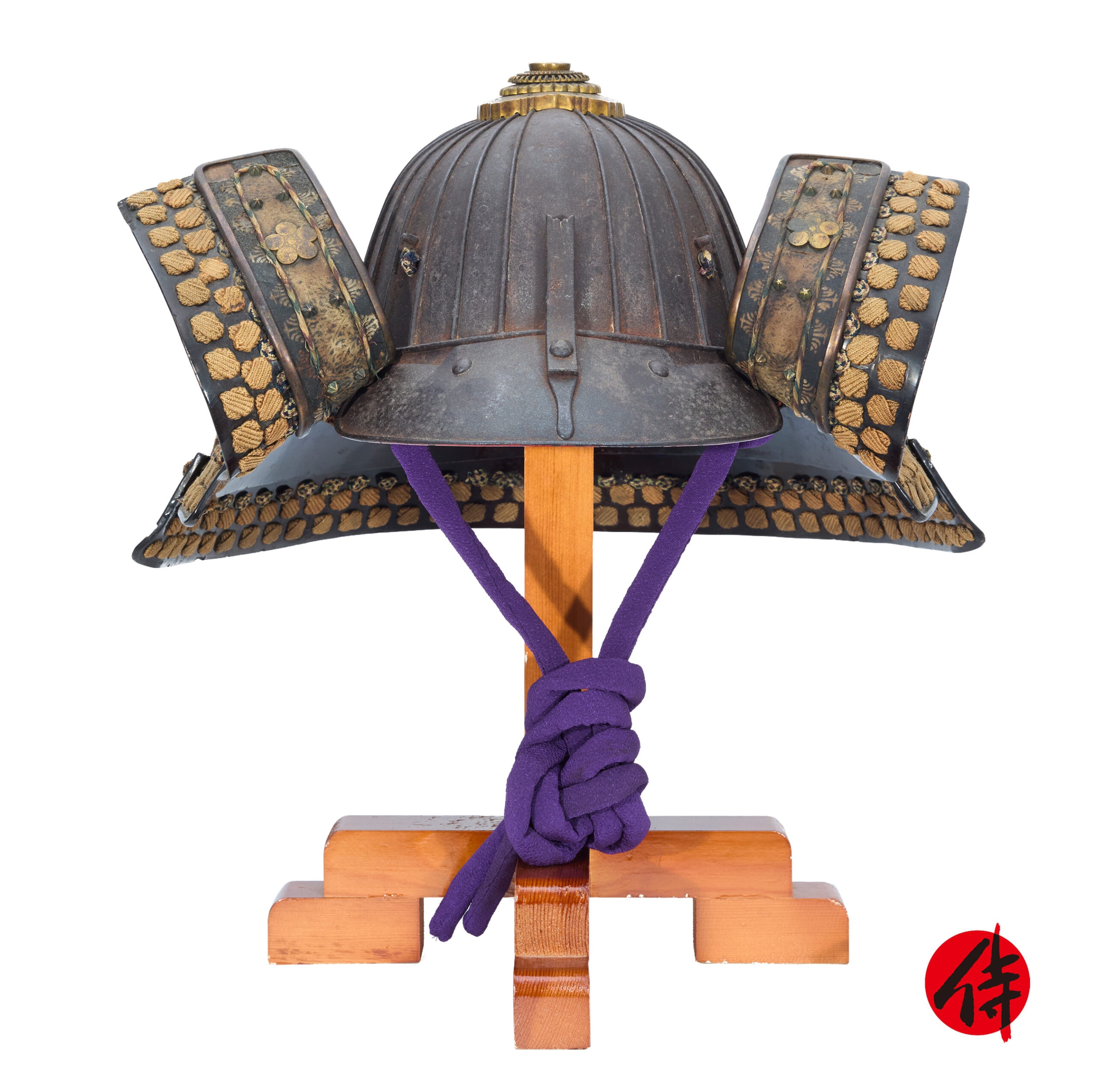 Antique Samurai Helmet Early Edo Period Nijuroku Ken Suji Kabuto with Tokubetsu Kicho Shiryo Certificate (KT-69)