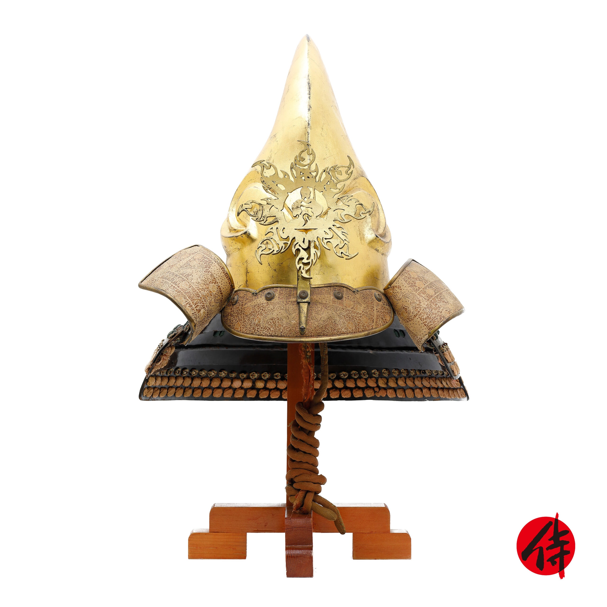 Antique Samurai Helmet The End of the Edo Period Kawari Kabuto Hozon Shiryo Certificate (KT-35)