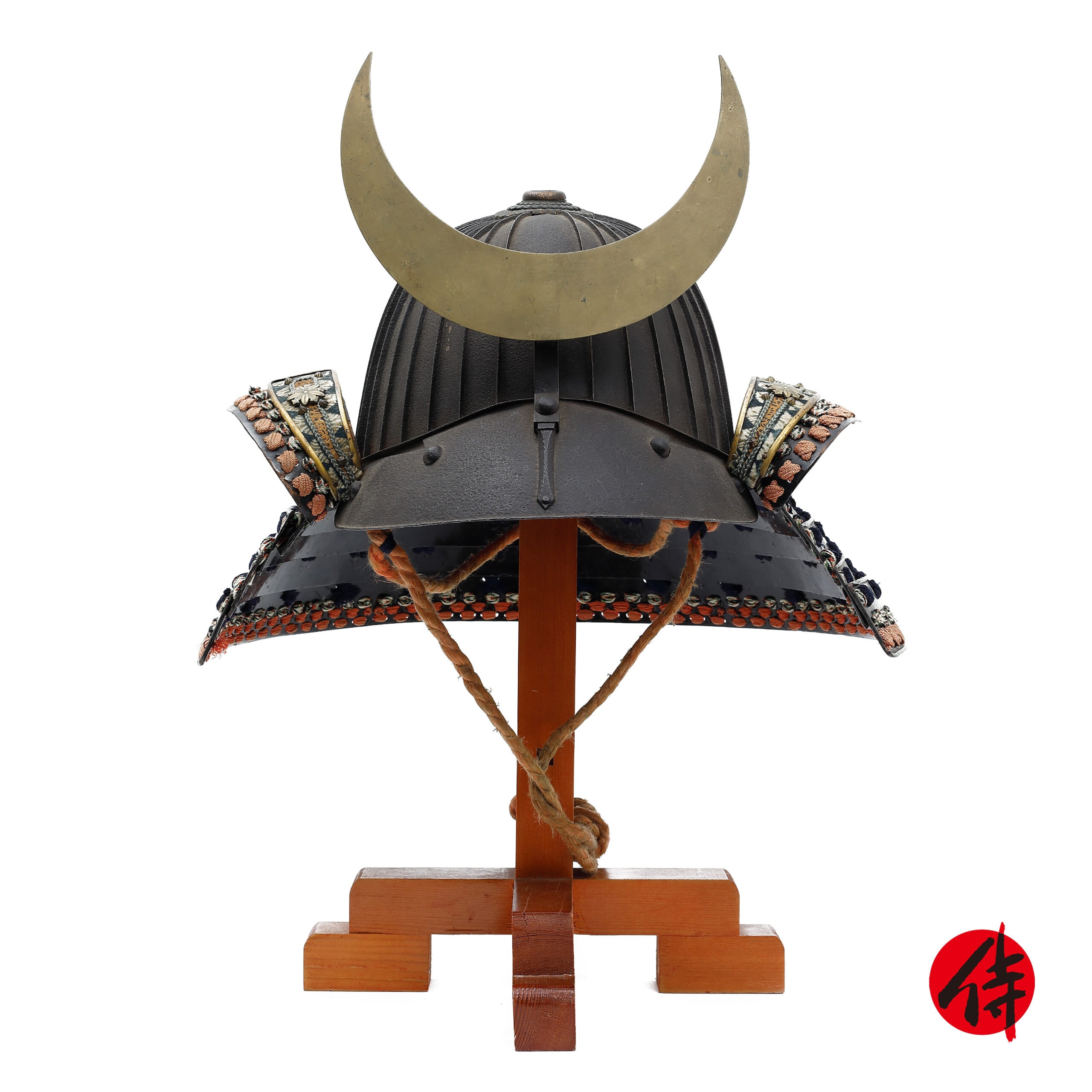 Antique Samurai Helmet Late Edo Period Sanjuni Ken Suji Kabuto with Tokubetsu Kicho Shiryo Certificate (KT-32)