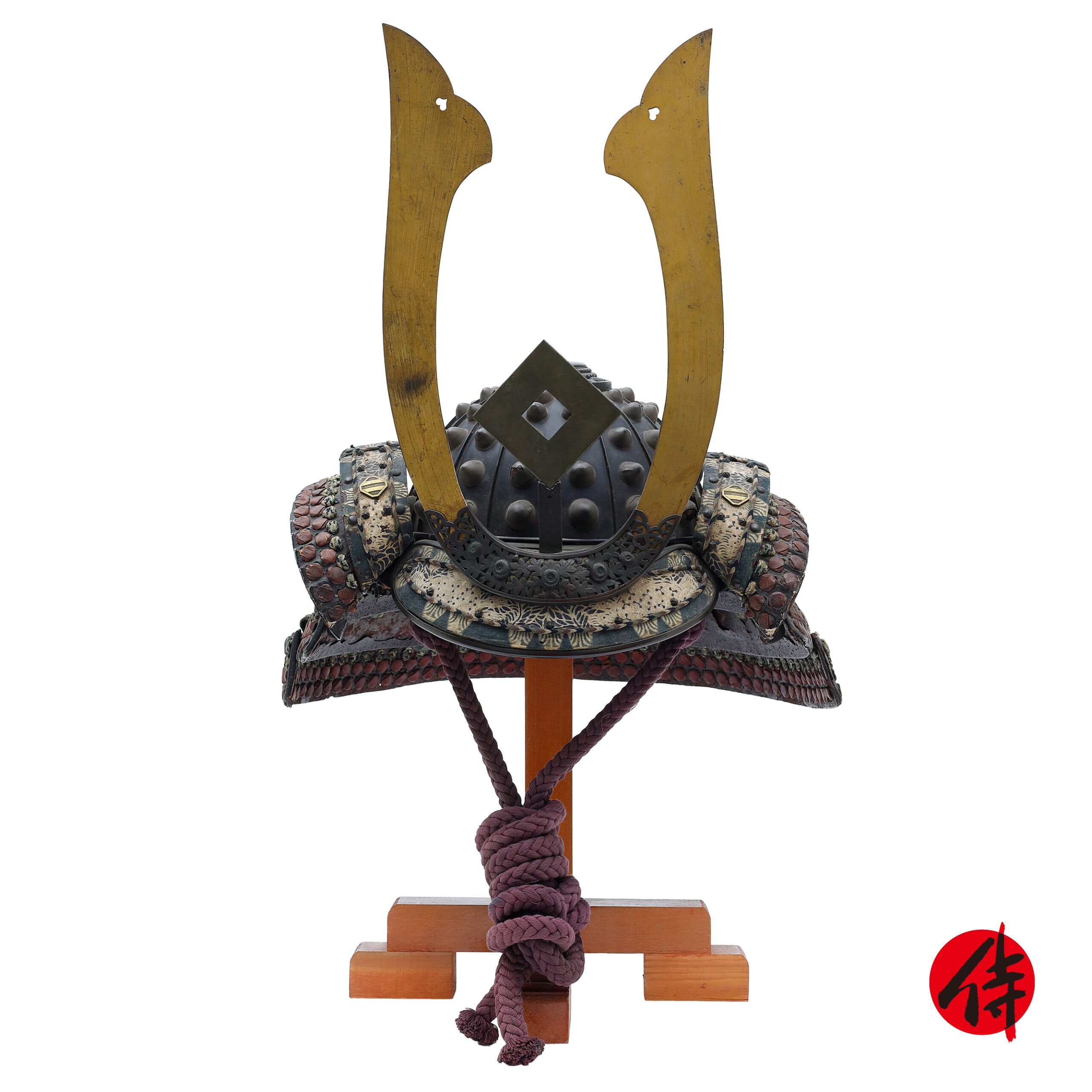 Antique Samurai Helmet Mid-Edo Period Jurokken Hoshi Kabuto Koushu Tokubetsu Kicho Shiryo Certificate (KT-27)