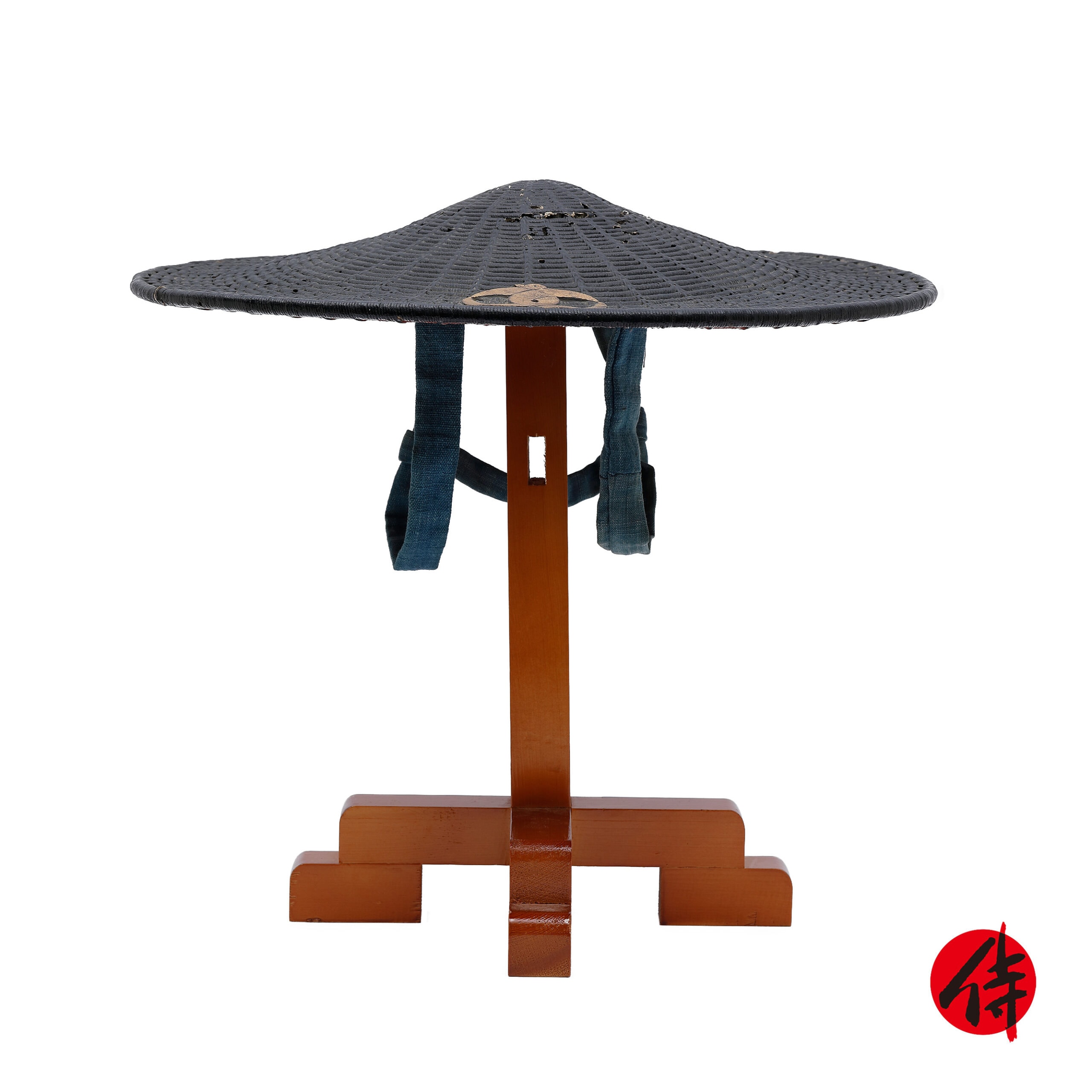 Antique Samurai Helmet Jingasa Set (KT-40)