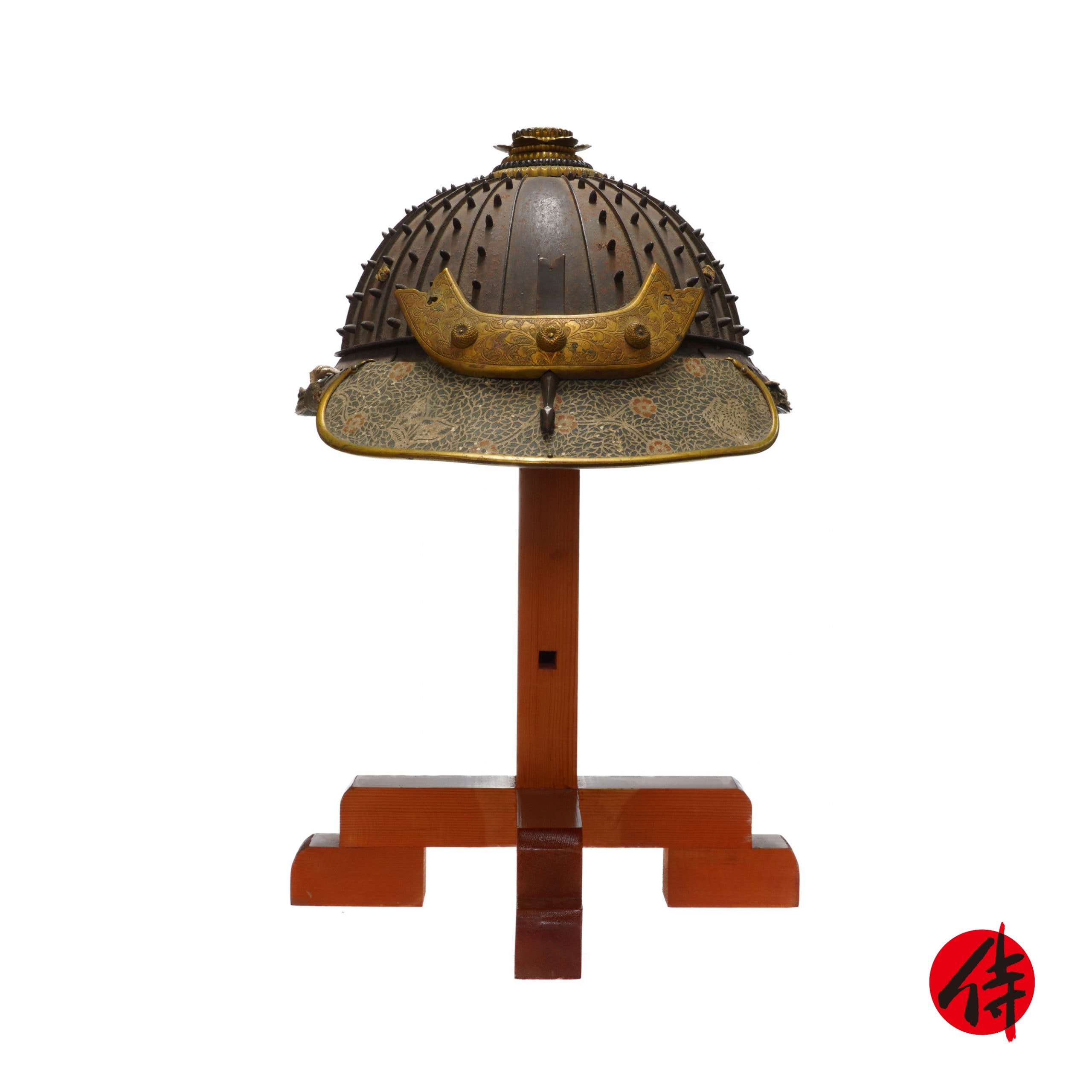 Antique Hoshi Kabuto Samurai Helmet Tokubetsu Kicho Shiryo Certificate (KT-19)