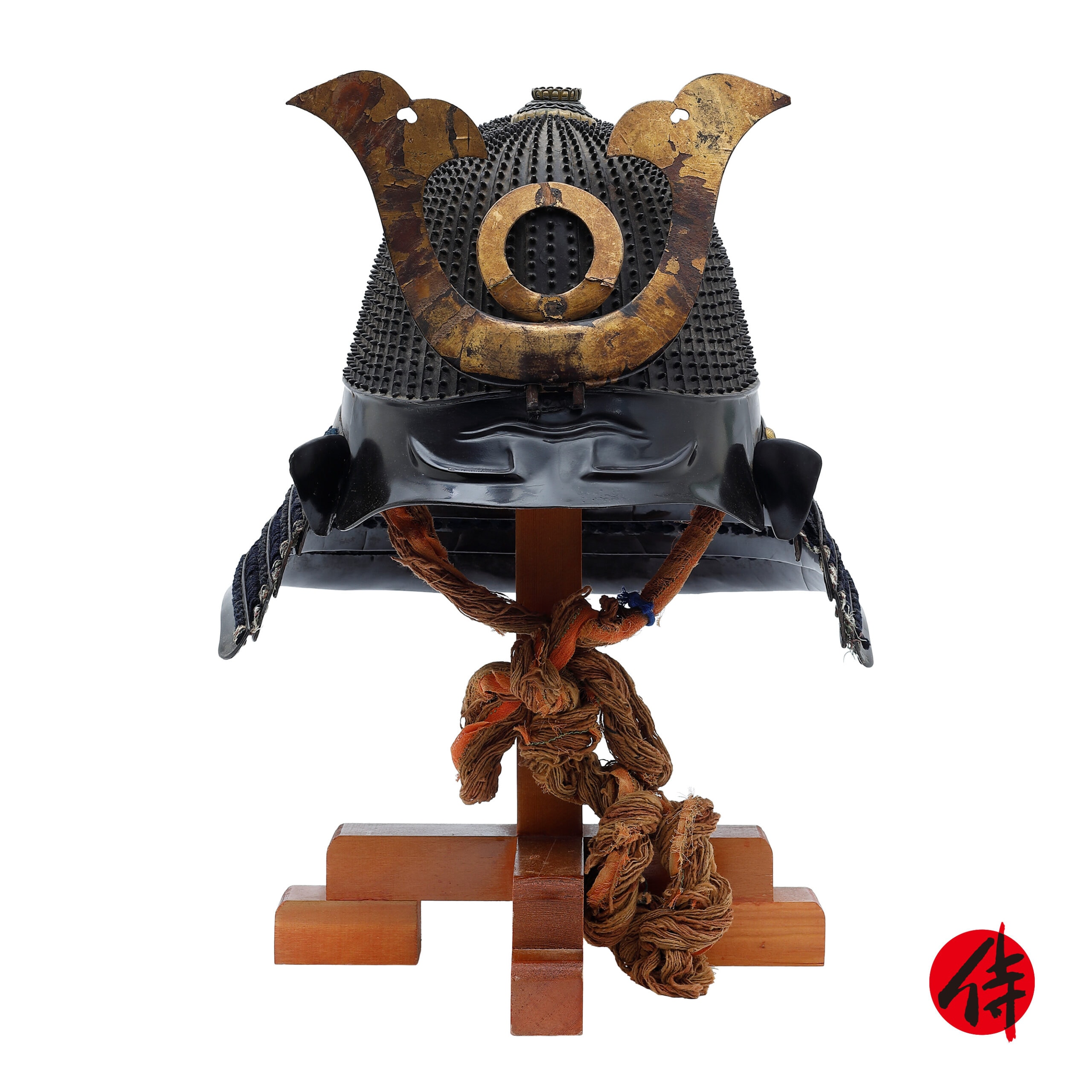 Antique Samurai Helmet Early Edo Period Rokujuni Ken Koboshi Kabuto Tokubetsu Kicho Shiryo Certificate (KT-28)