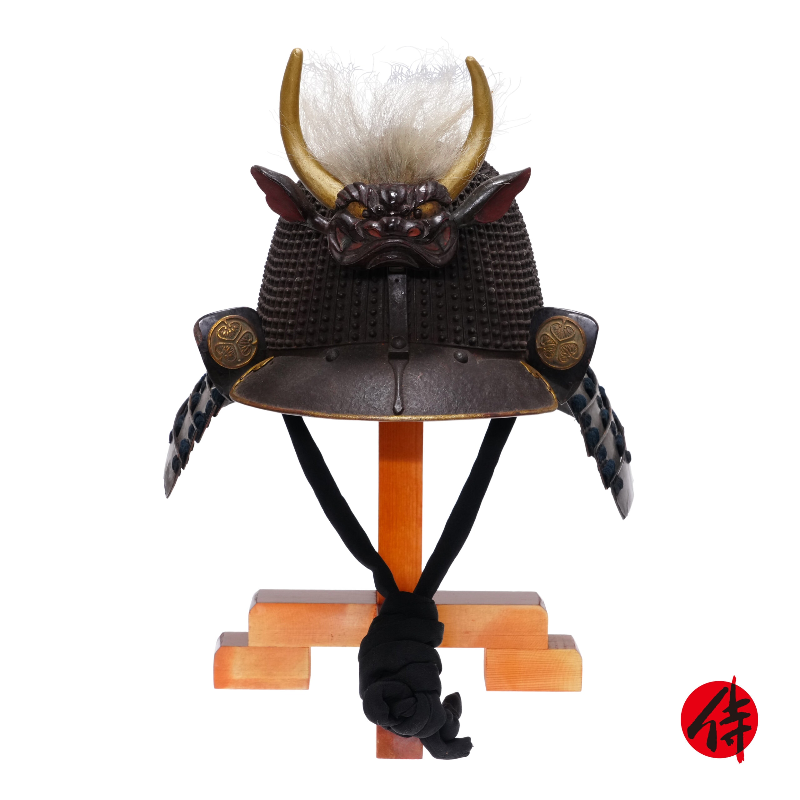 Antique Samurai Helmet Early Edo Period Rokujuni Ken Koboshi Kabuto Tokubetsu Kicho Shiryo Certificate (KT-22)