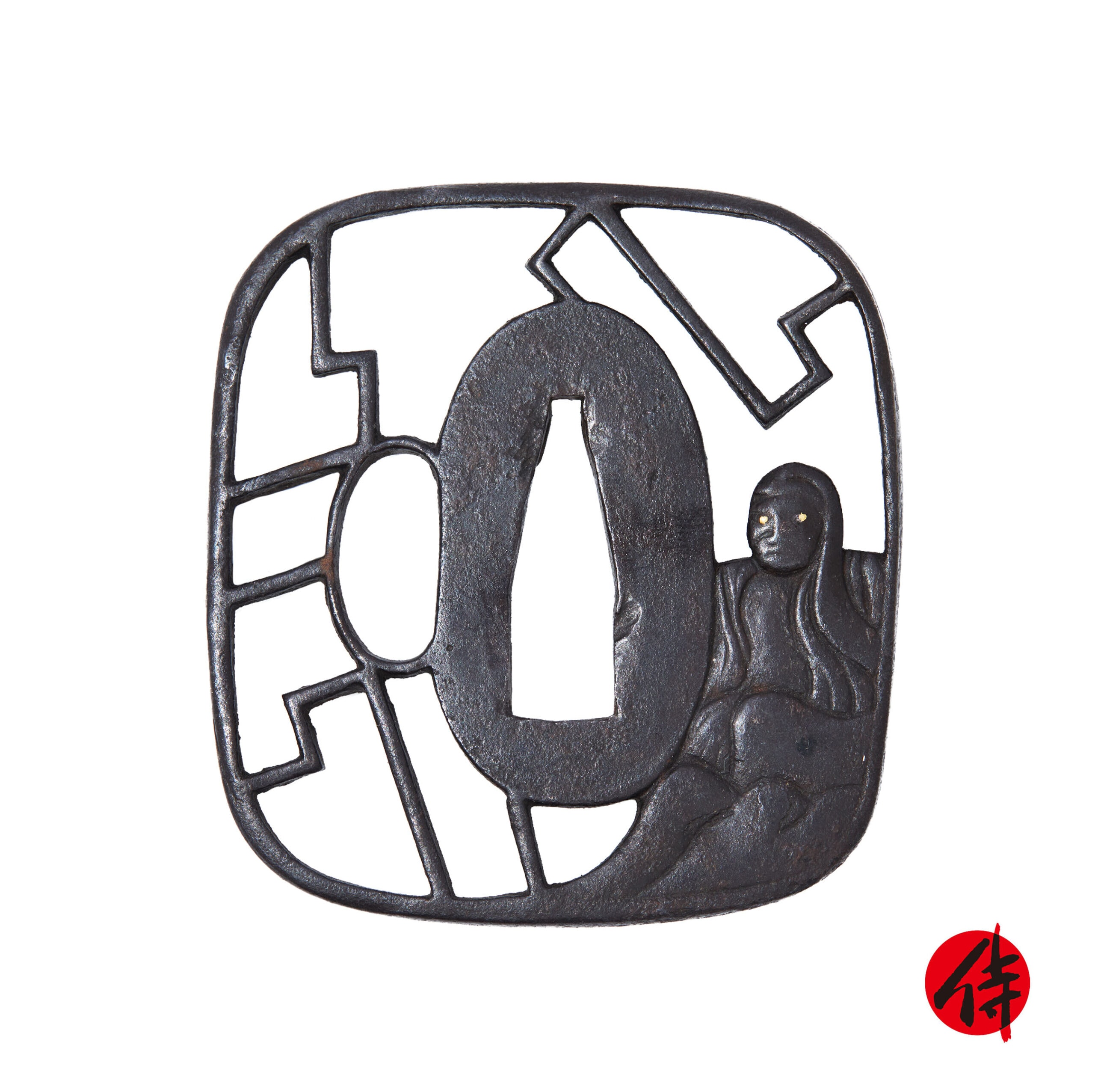 Antique Tsuba for Samurai Sword (T-913)