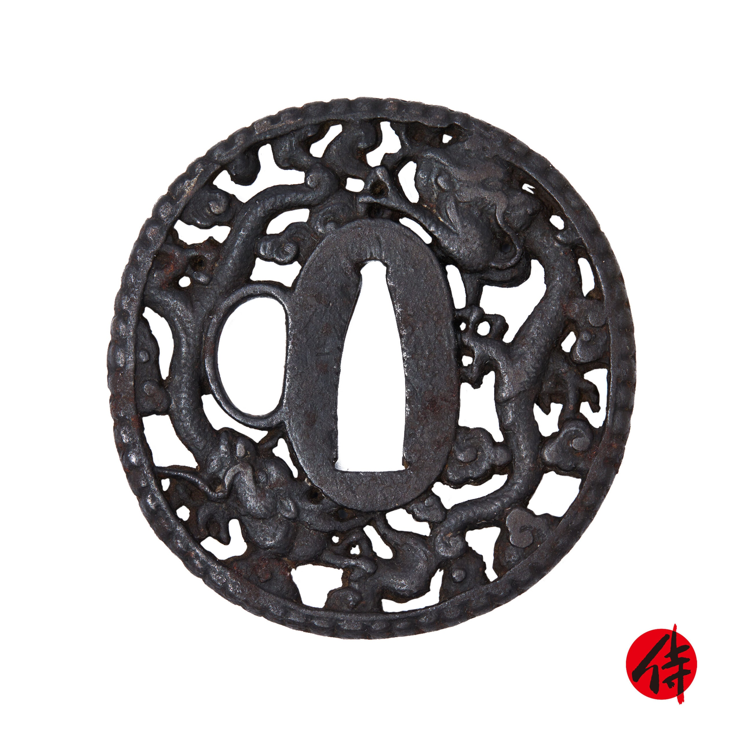 Antique Tsuba for Samurai Sword (T-916)