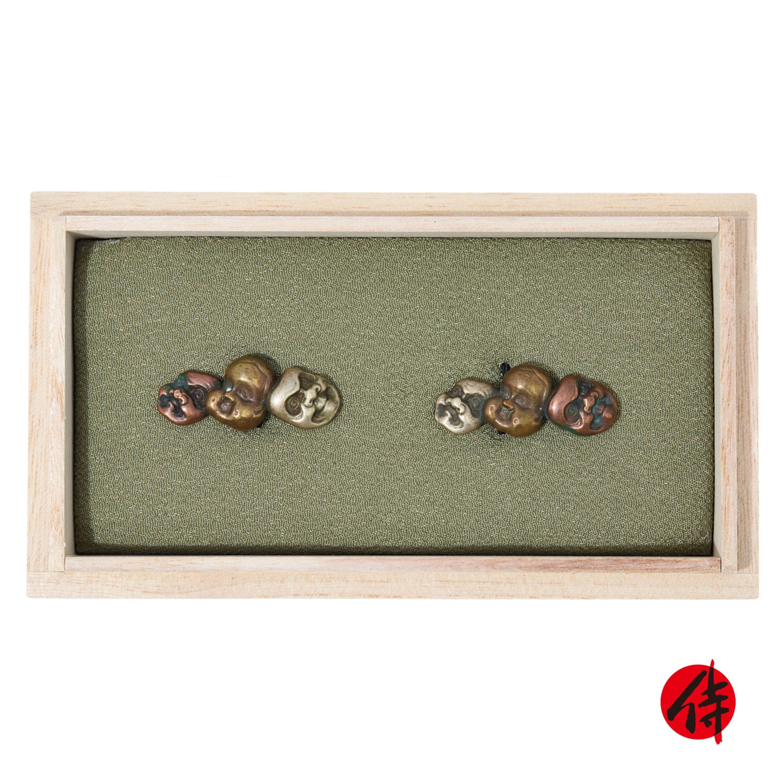 Edo period antique Menuki for Samurai Sword (M-71)