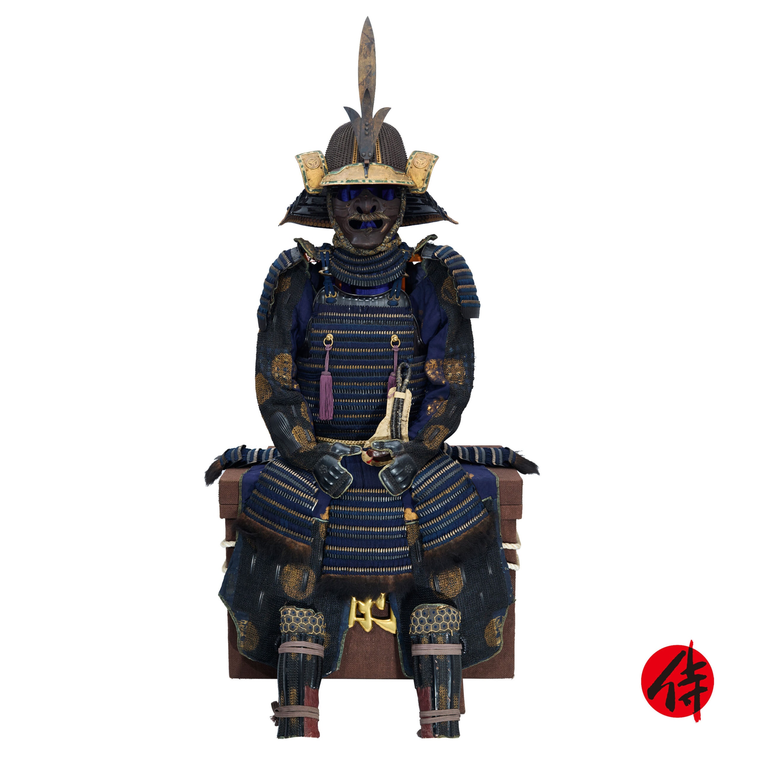 Armor - Antique Mid Edo Period Samurai Armor Tokubetsu Kicho Shiryo Certificate (A-67)