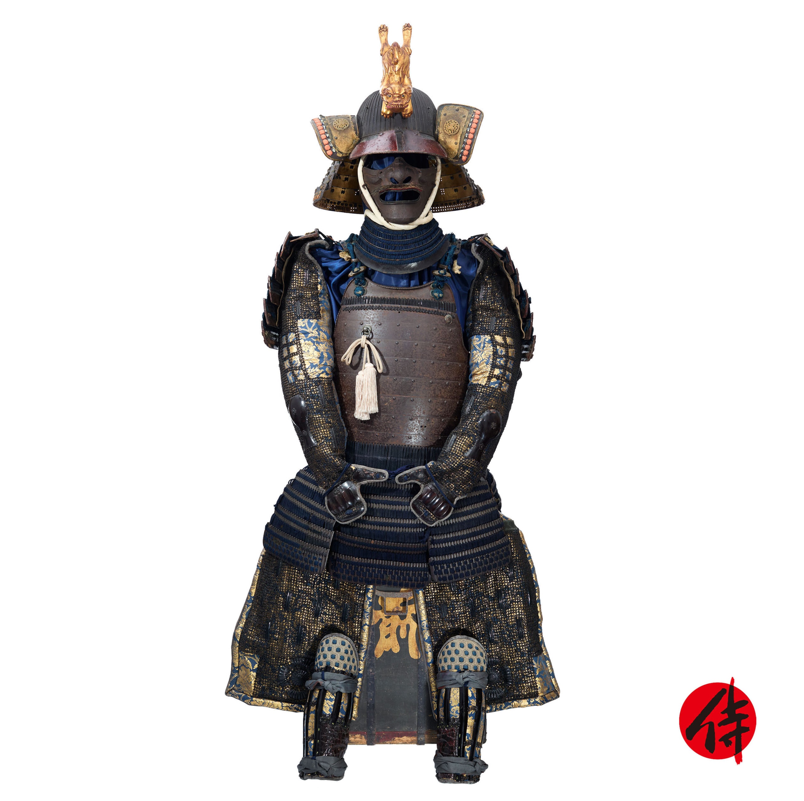 Antique Mid Edo Period Samurai Armor Tokubetsu Kicho Shiryo Certificate (A-68)