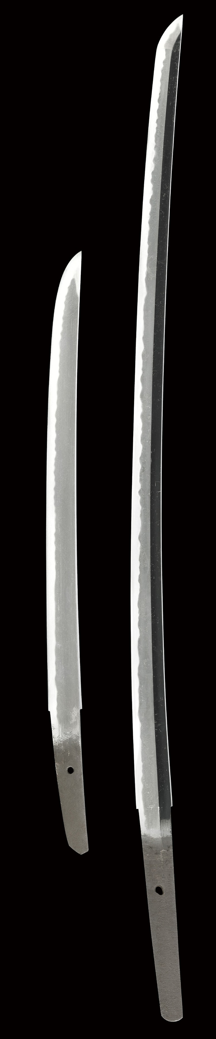 刀:生ぶ無銘 脇差し:無銘 Katana/Wakizashi:Mumei