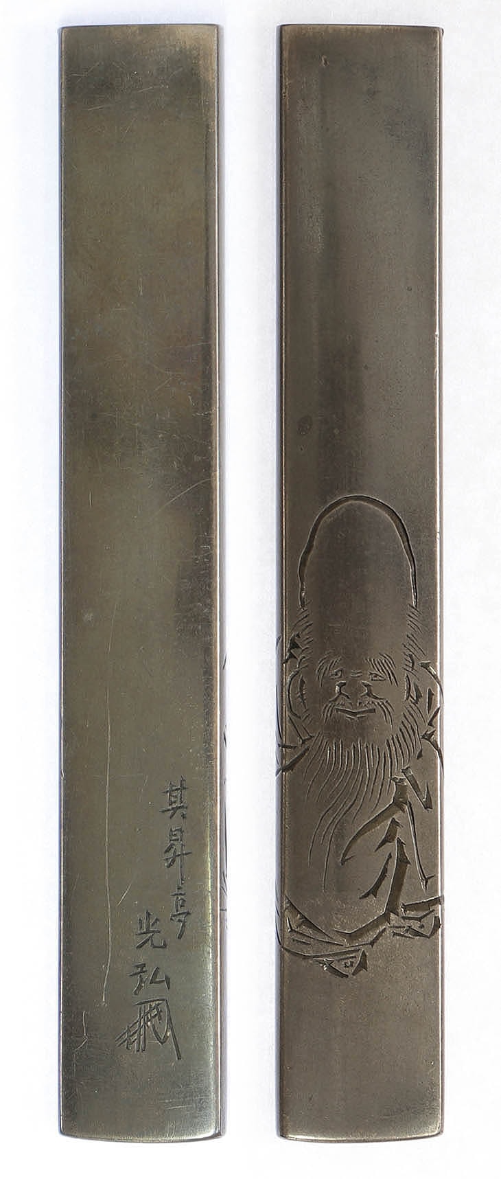 小柄:寿老人図 Tsuba:Juroujin Zu