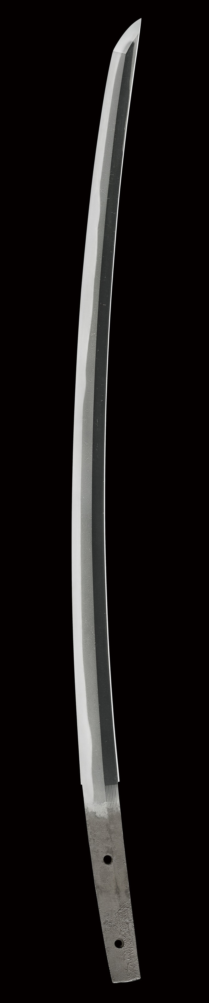 脇差し(片手打ち打刀) 備前国住長船(以下折返)宗光(左京進) Wakizashi:Bizennokuniju Osafune Munemitsu