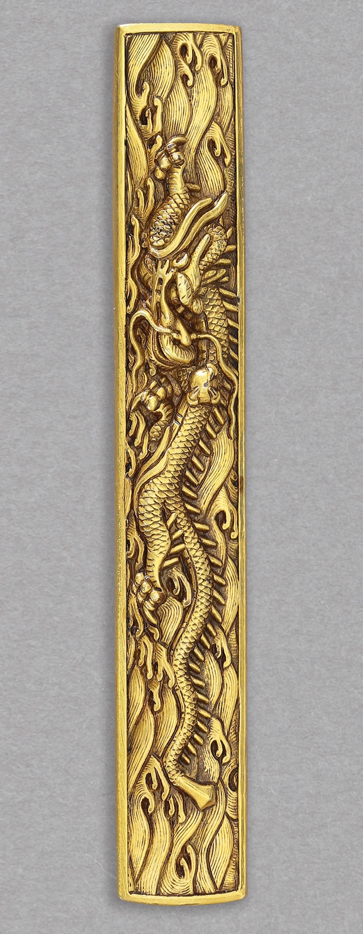 小柄:波龍図 Kozuka:Namiryu Zu