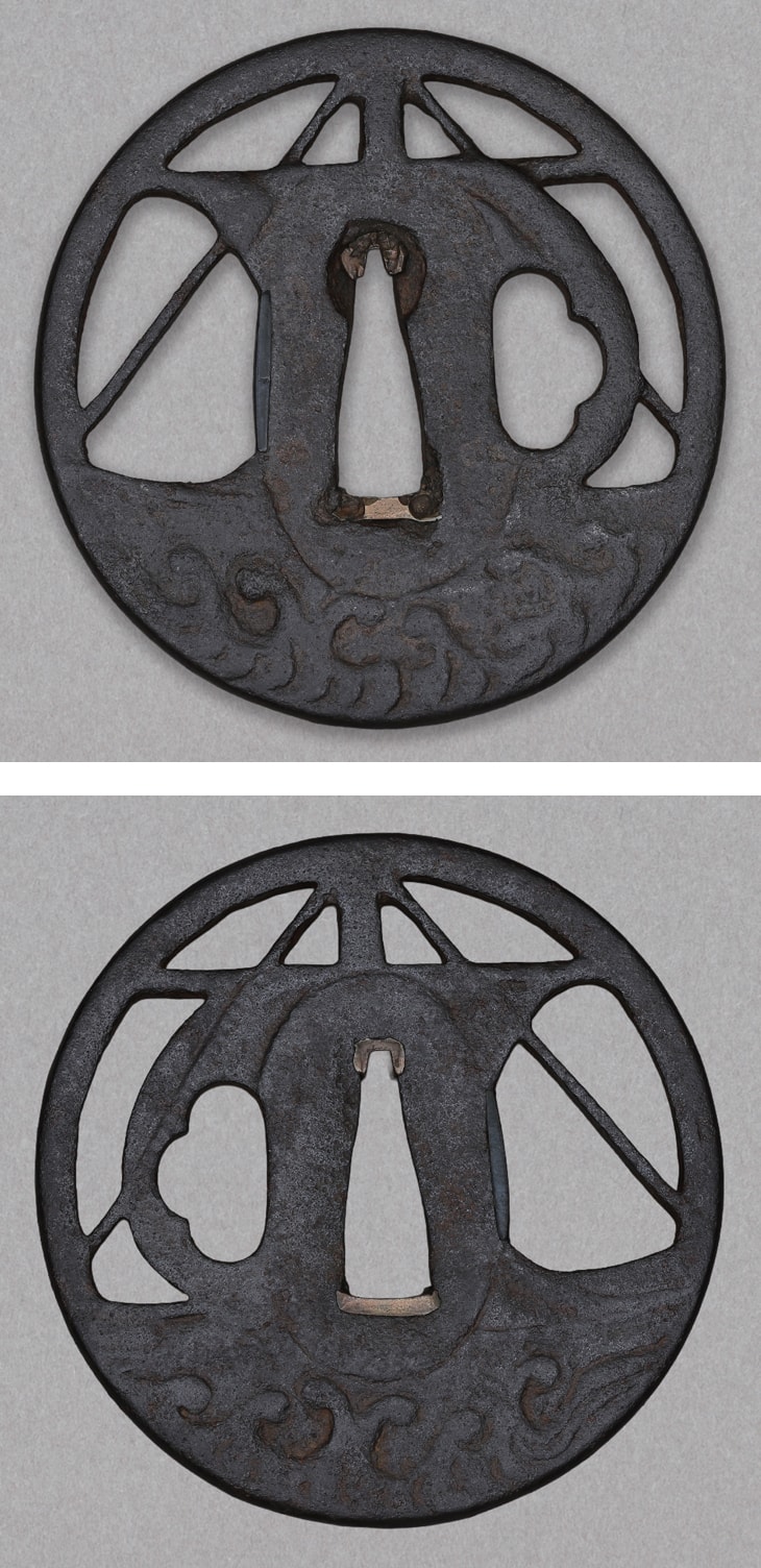 鍔:風帆図 Tsuba:Fuhan Zu