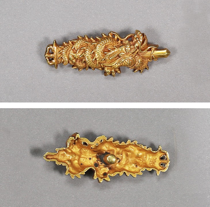 三所物:倶利伽羅龍図 Mitokoromono:Kurikara Ryu Zu