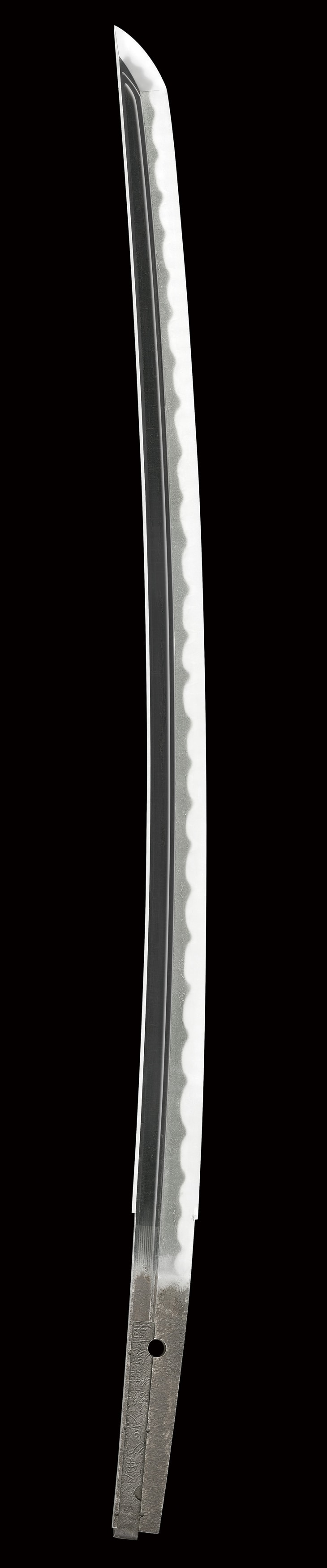 脇差し (折返銘)備州長船住威重 Katana:Bishu Osafune Sukesada