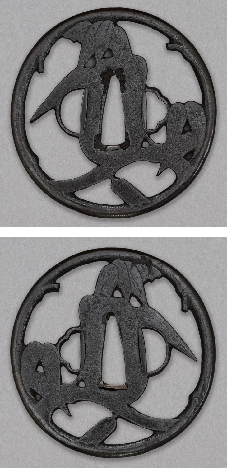 鍔:竹透図 Tsuba:Take Sukashi Zu