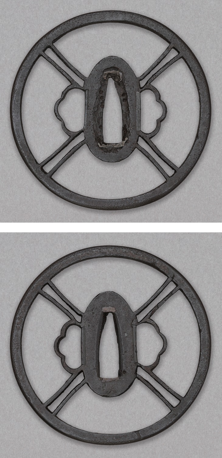 鍔:襷透図 Tsuba:Tasuki Sukashi Zu