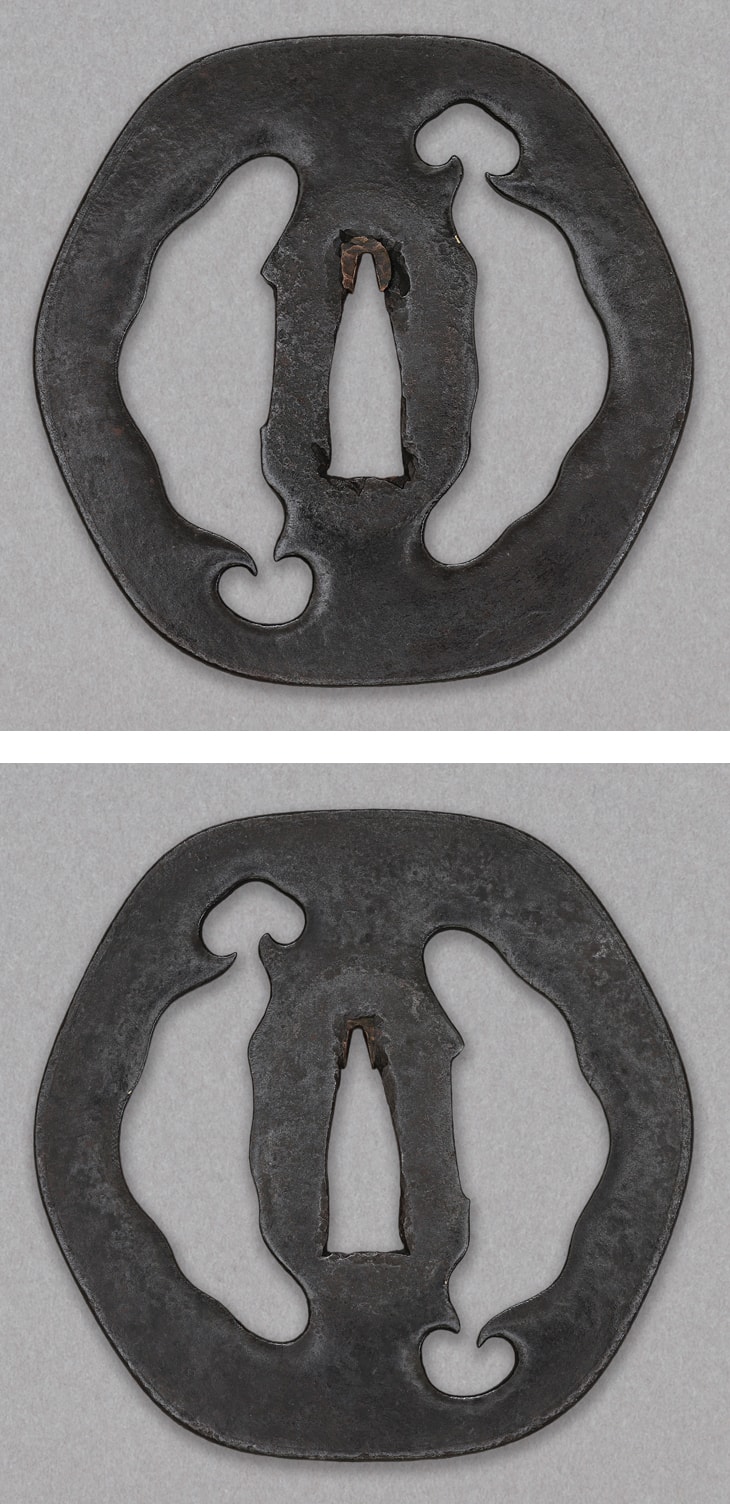 鍔:雲文透図 Tsuba:Unmon Sukashi Zu