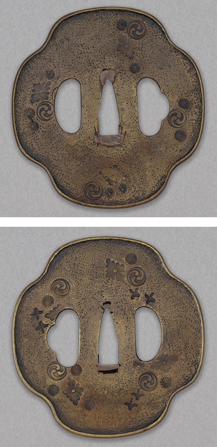Tsuba - Hozon - Mon Chirashi Zu