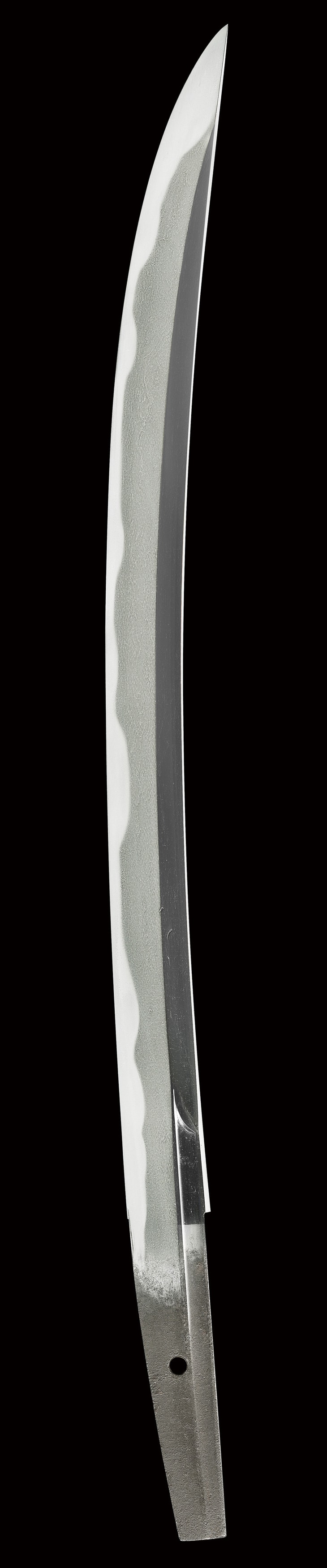 Wakizashi - Tokuho - by Shizu Kaneuji - Naginata-naoshi Wakizashi: Mumei (Attributed to Shizu)