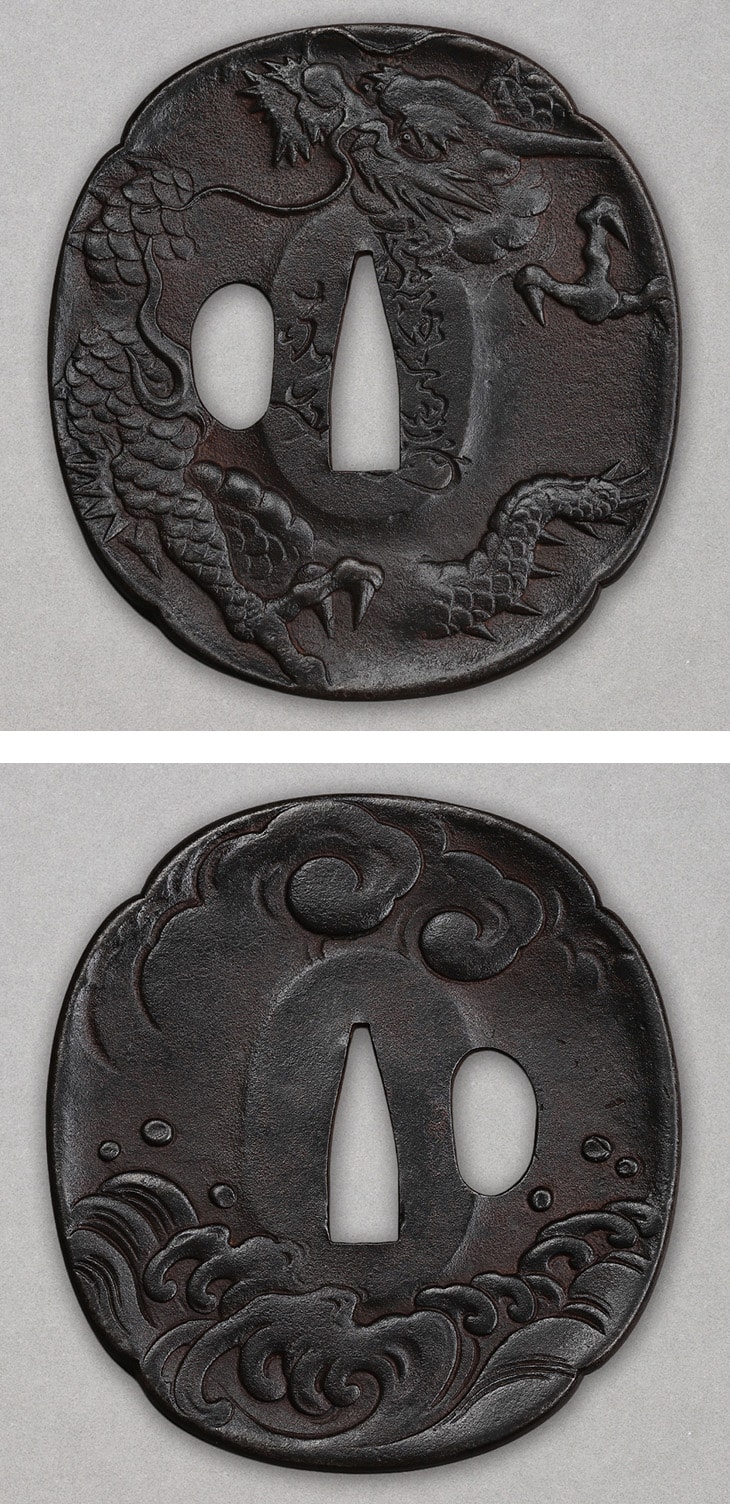 Tosogu - by Hamano Sekibun - Dragon Design (Ryu Zu)