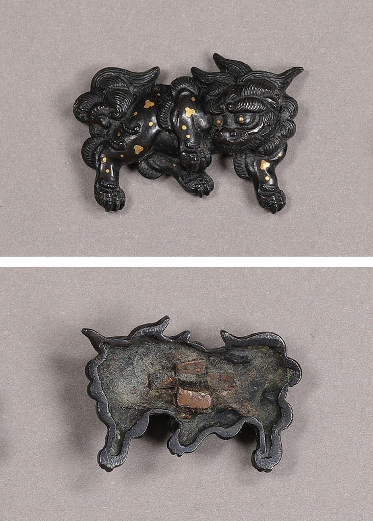 目貫:獅子図 Menuki:Shishi Zu