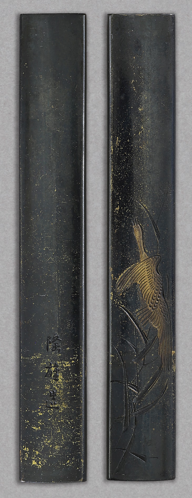 小柄:蘆雁図 Kozuka:Rogan Zu