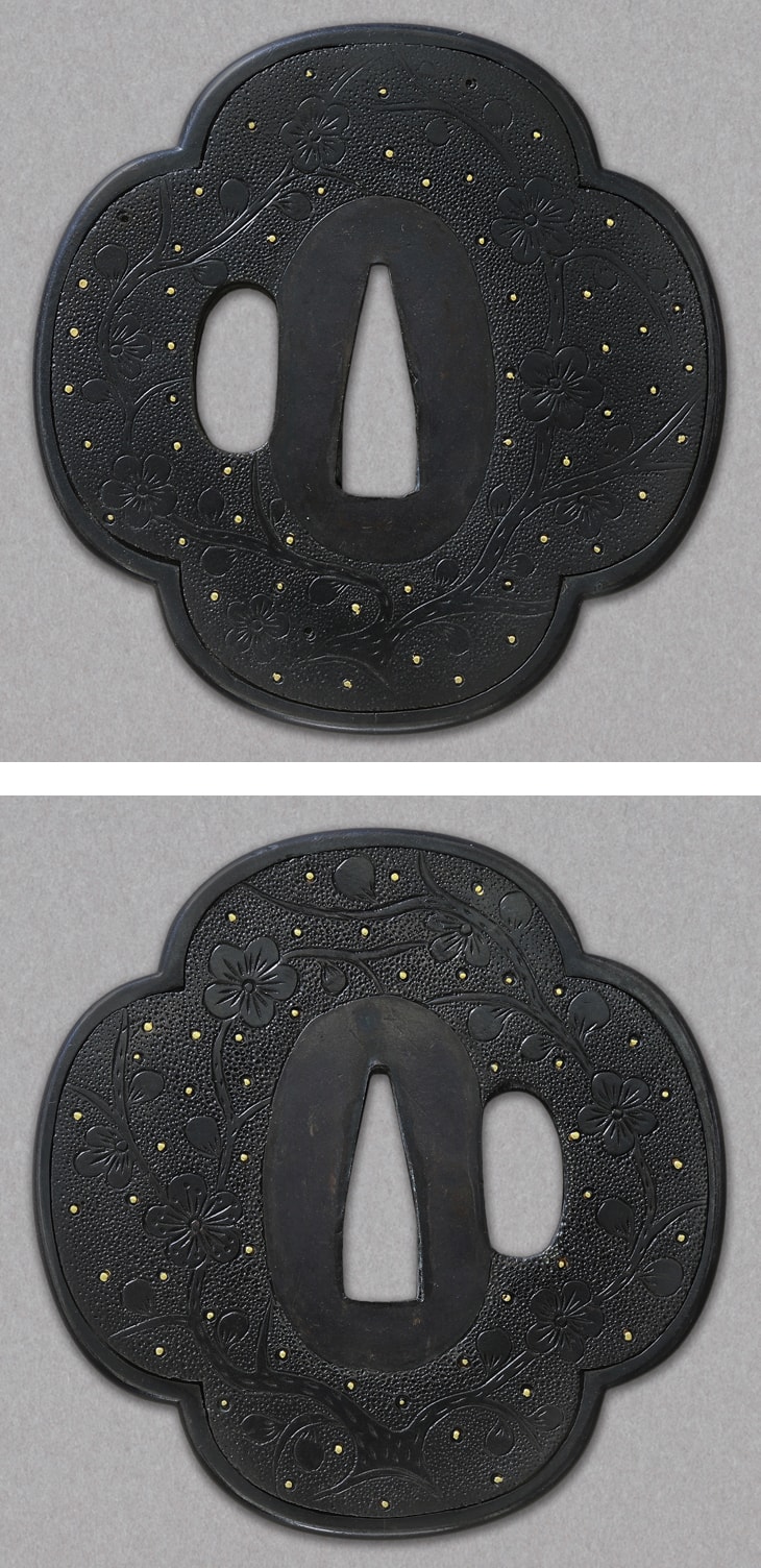鍔:梅樹図 Tsuba:Baiju Zu