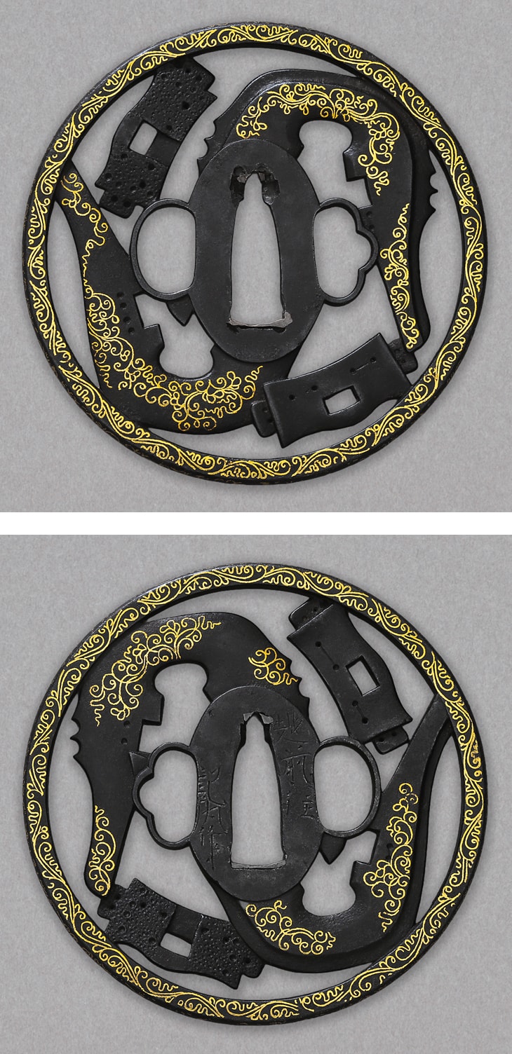 鍔:馬具の図