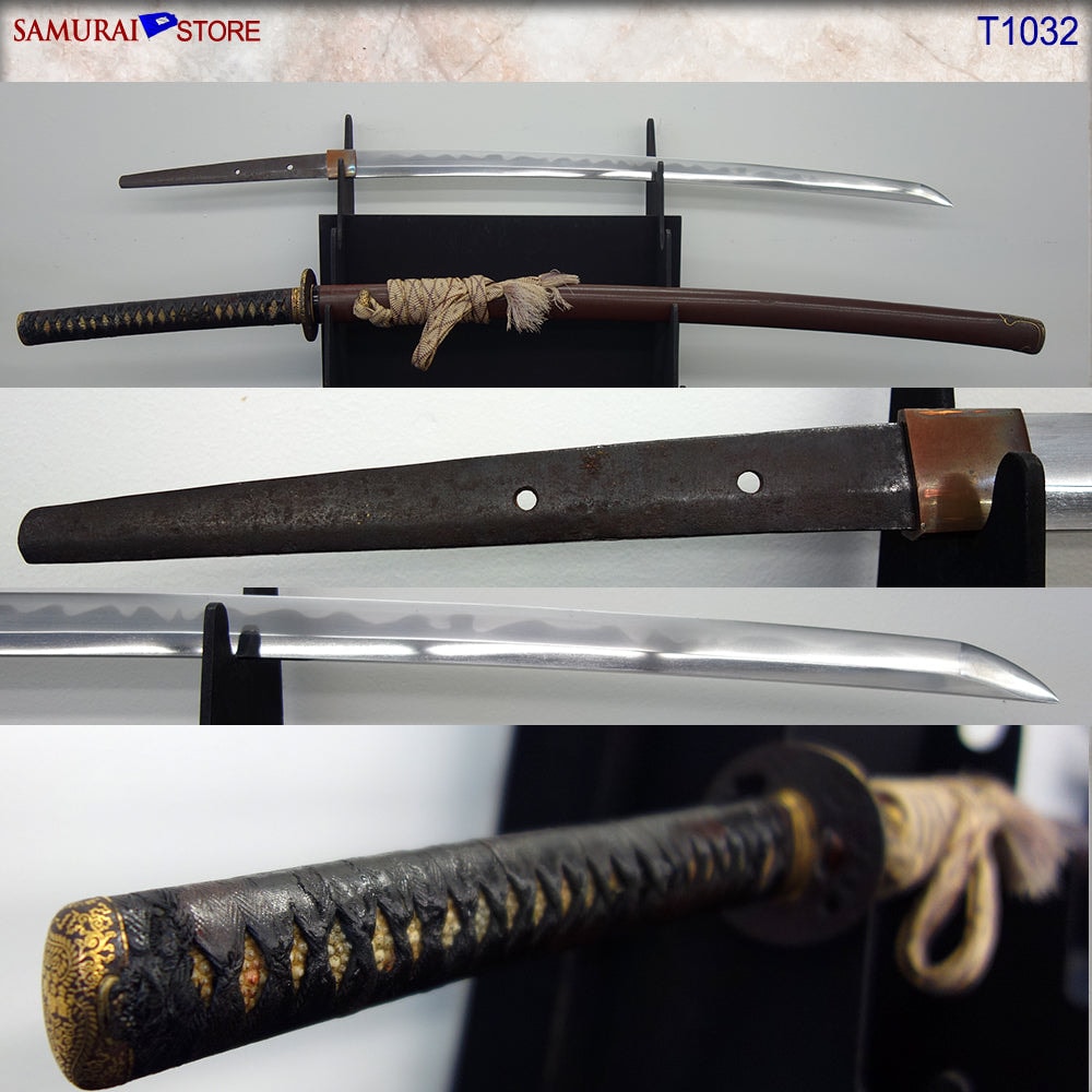 Antique Katana sword in ornate mountings