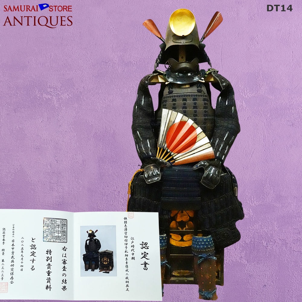 DY14 Antique suit of armor Edo Shogun period w/ Tokubetsu-Kicho Certificate