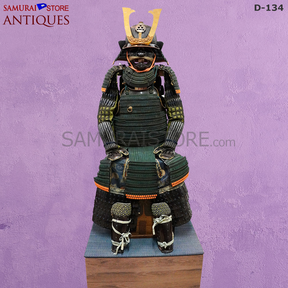 D-134 Antique suit of armor Edo Shogun period w/ Tokubetsu-Kicho Certificate