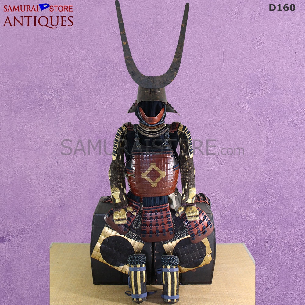 D-160 Antique suit of armor Edo Shogun period w/ Tokubetsu Kicho Certificate
