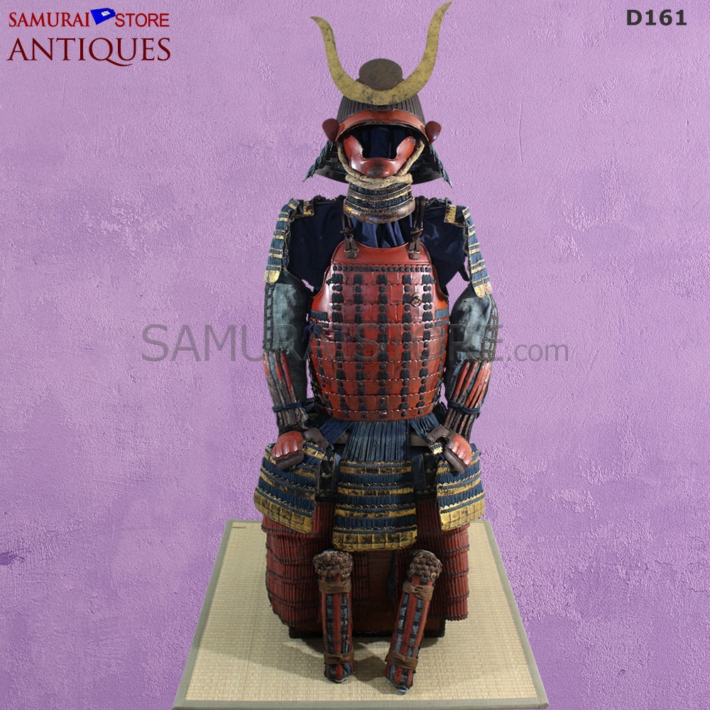 D-161 Antique suit of armor Edo Shogun period w/ Kicho Certificate