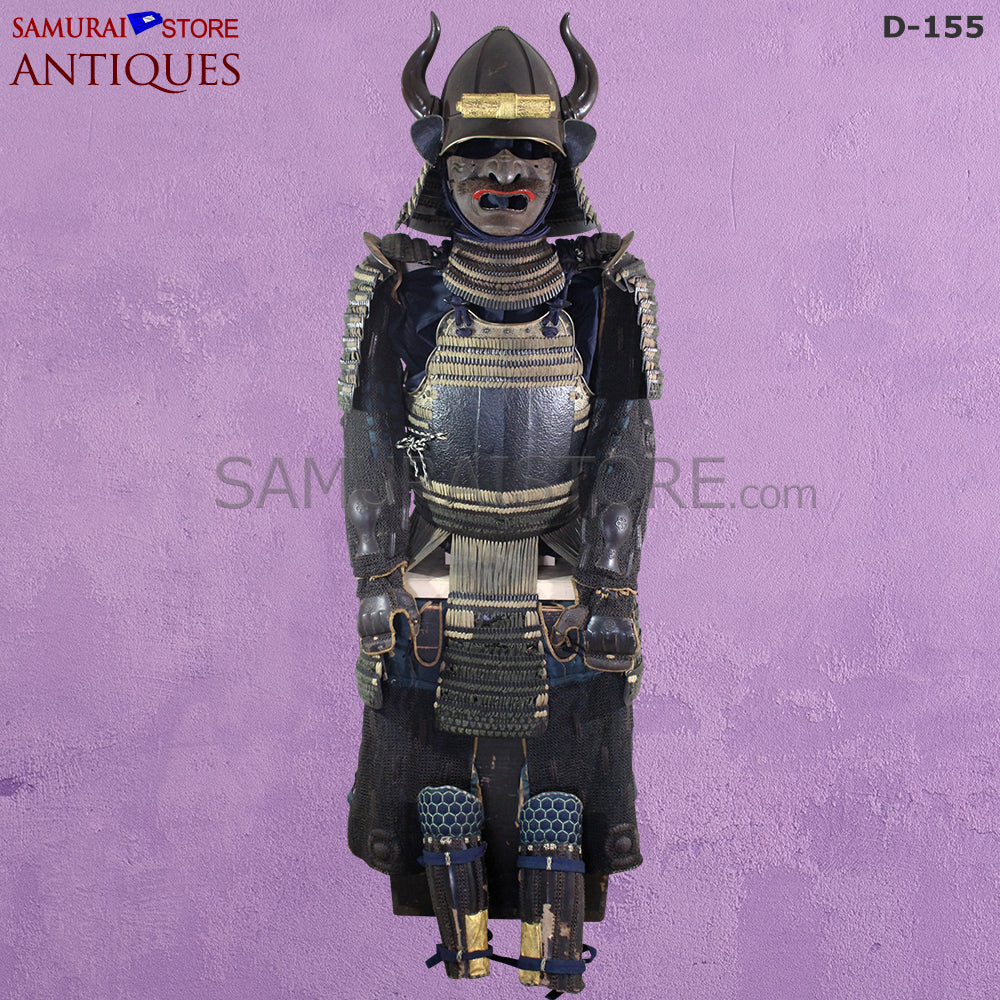 D-155 Antique suit of armor Edo Shogun period w/ Tokubetsu-Kicho Certificate