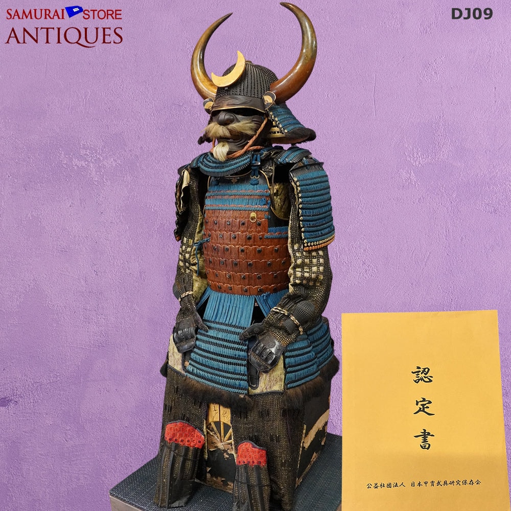 Antique suit of armor Edo Shogun period w/ Kōshu Tokubetsu Kichō Shiryō Certificate